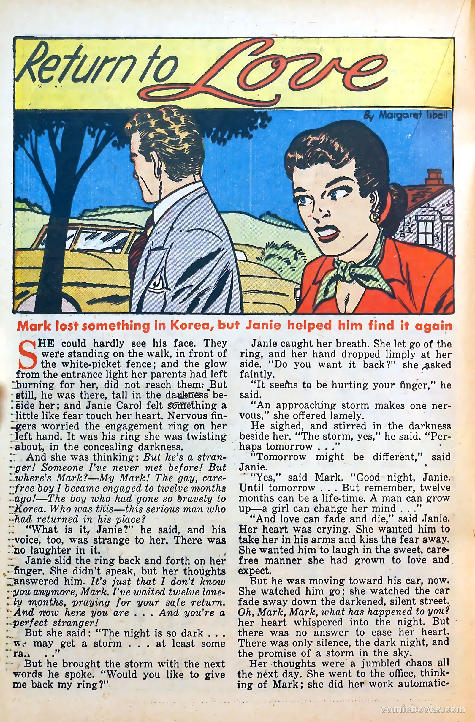 Thrilling Romances #26 (1954) — page 20 of 36