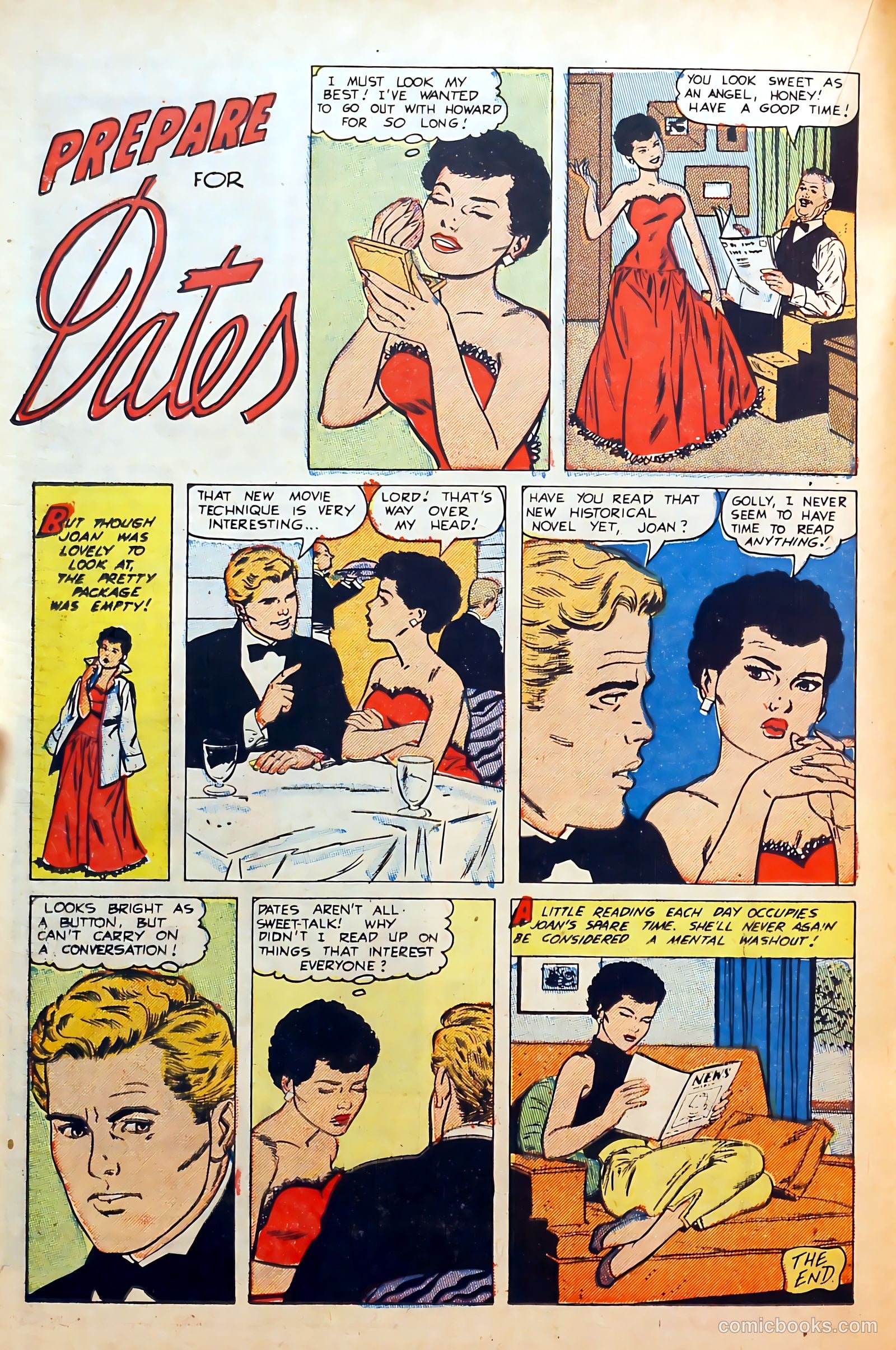 Thrilling Romances #26 (1954) — page 22 of 36