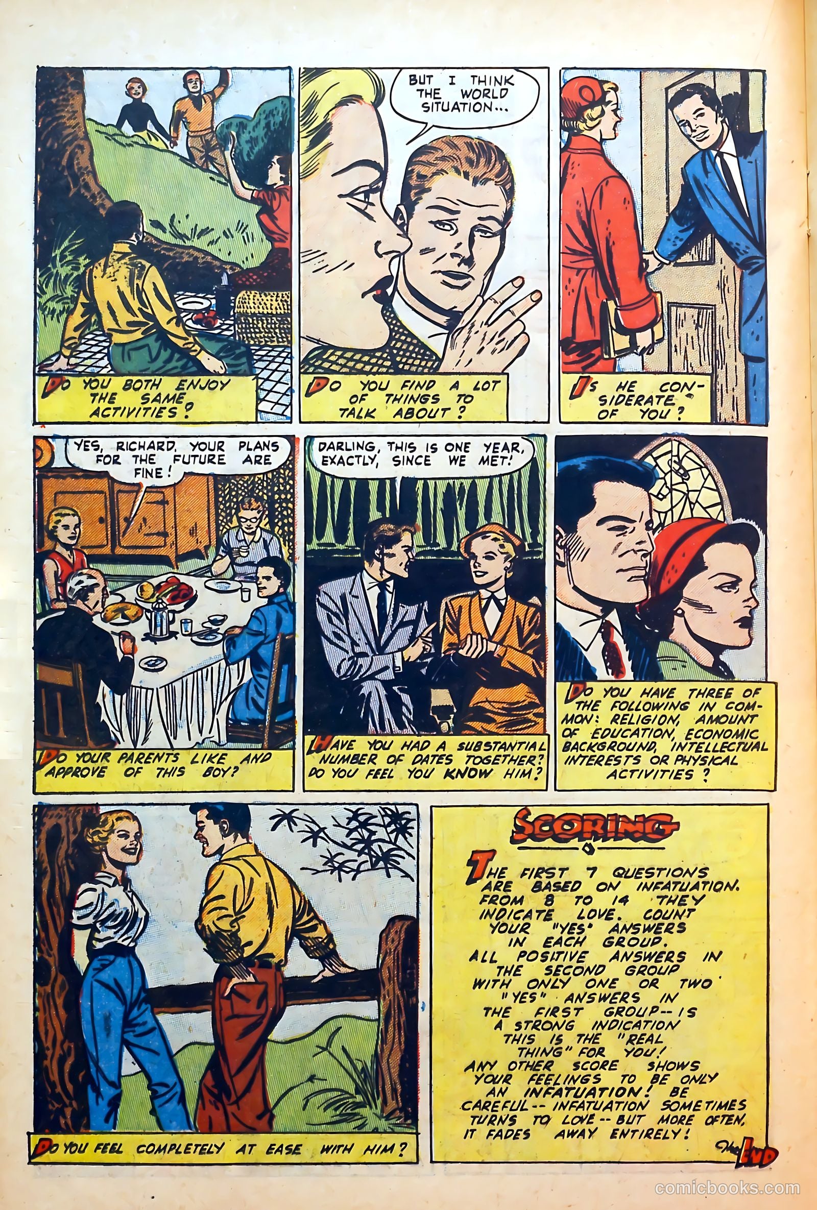 Thrilling Romances #26 (1954) — page 24 of 36