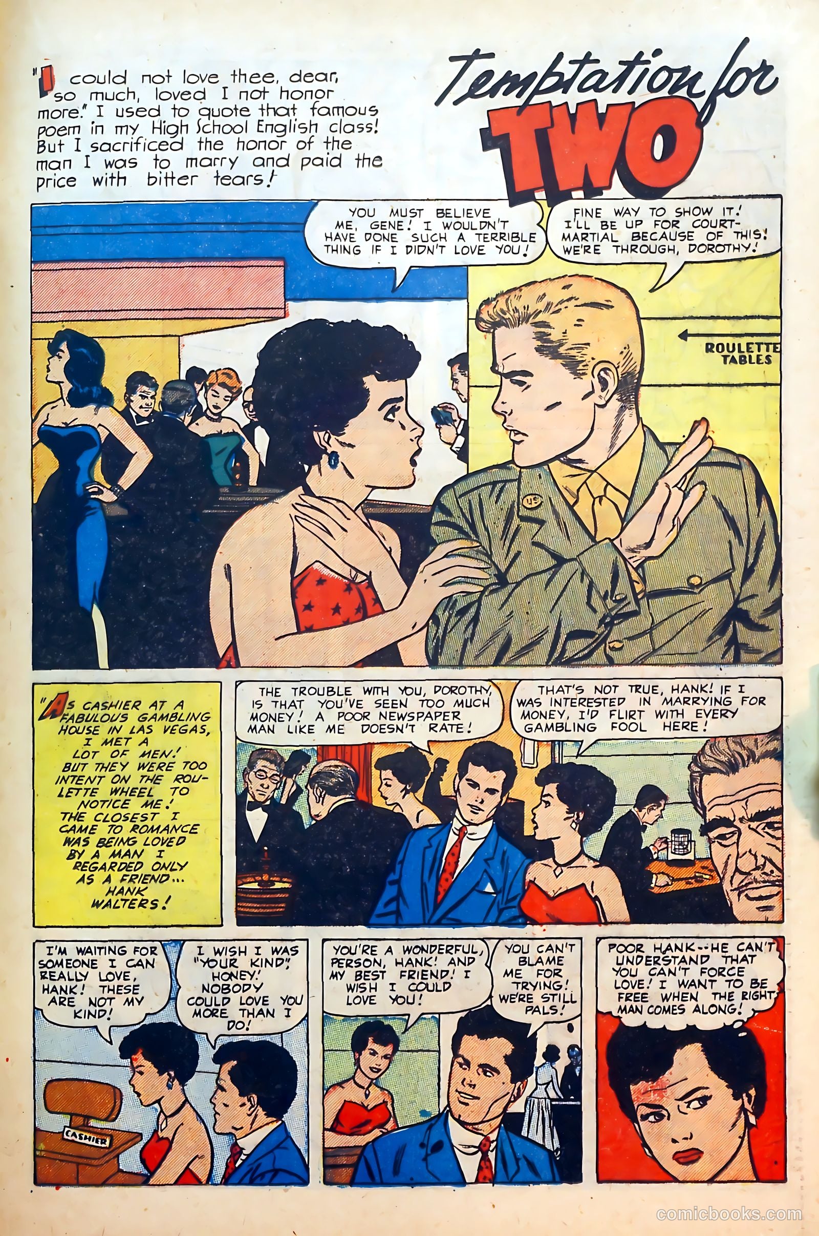 Thrilling Romances #26 (1954) — page 25 of 36