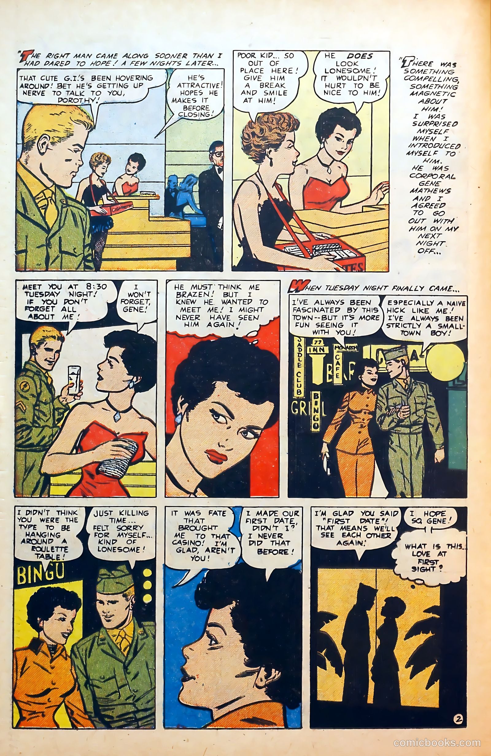 Thrilling Romances #26 (1954) — page 26 of 36