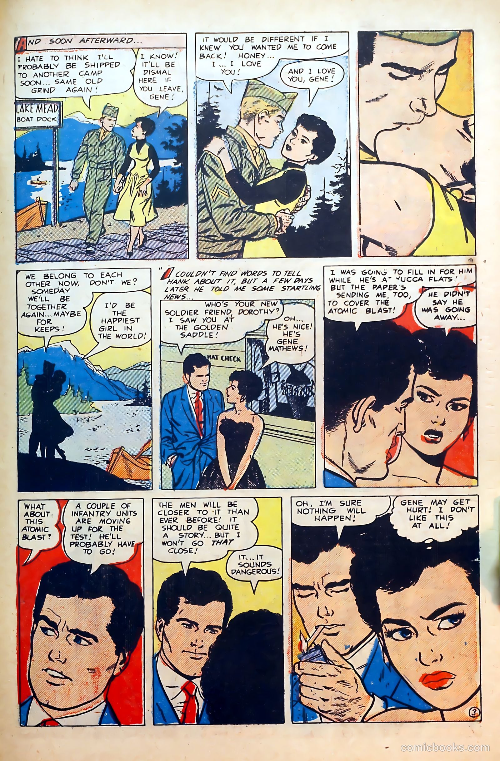 Thrilling Romances #26 (1954) — page 27 of 36