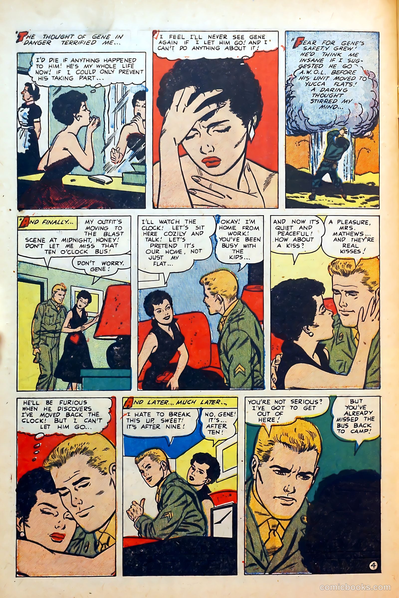 Thrilling Romances #26 (1954) — page 28 of 36