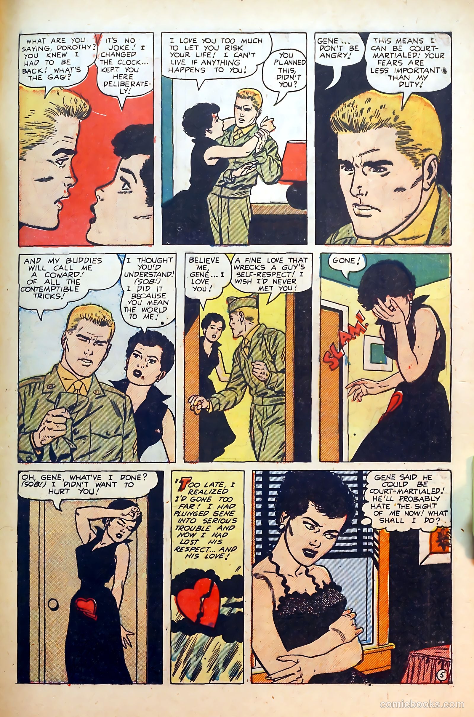 Thrilling Romances #26 (1954) — page 29 of 36