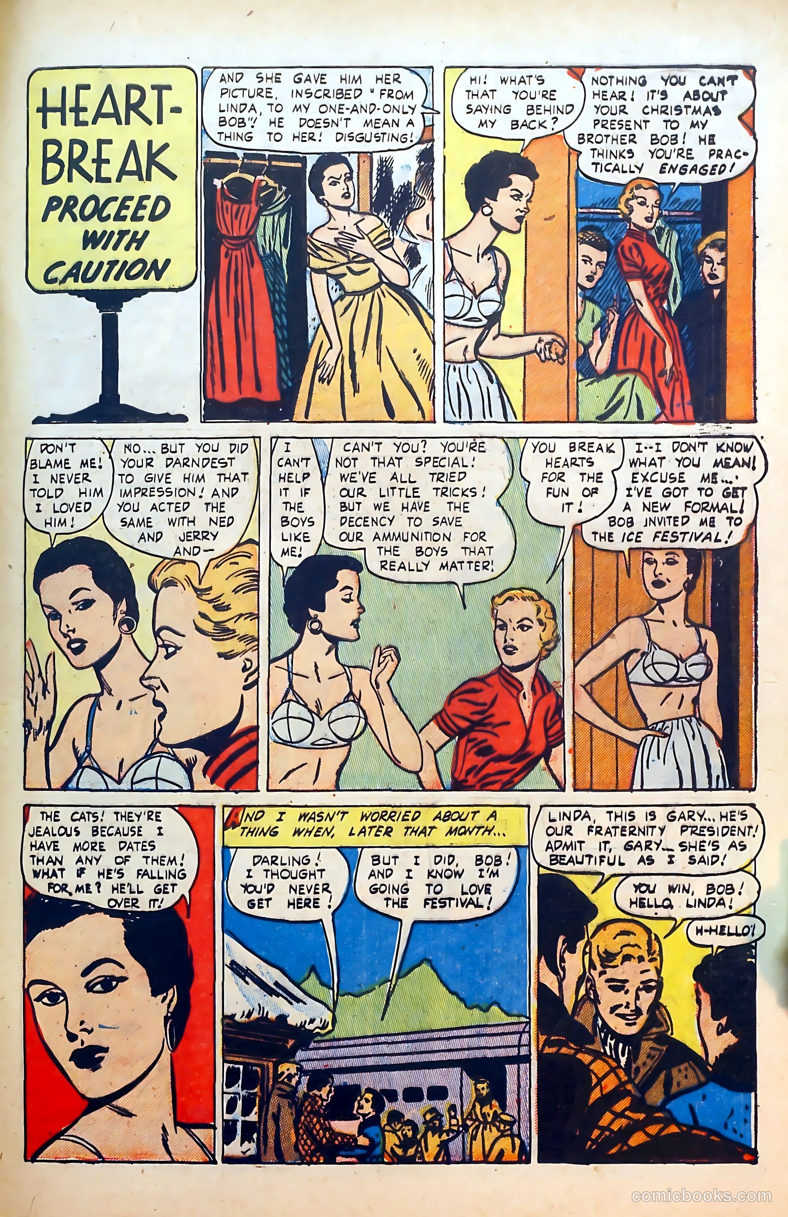 Thrilling Romances #26 (1954) — page 33 of 36