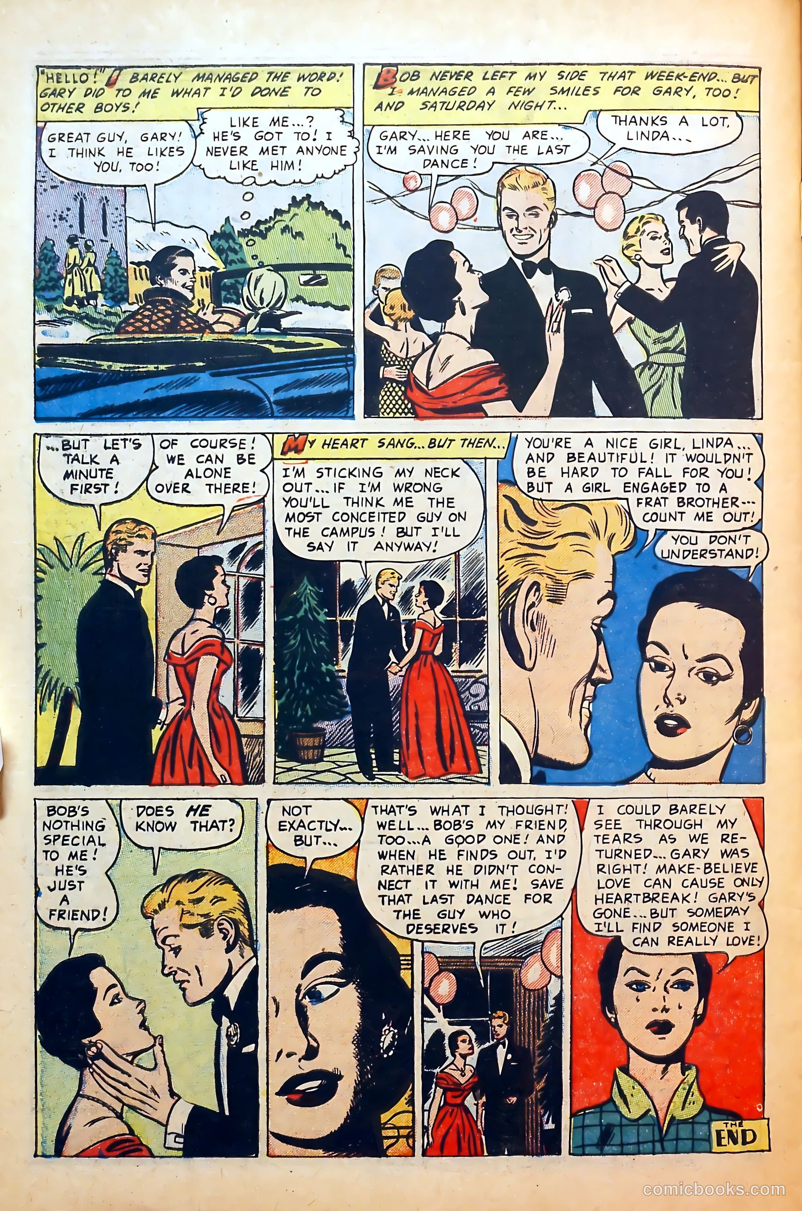 Thrilling Romances #26 (1954) — page 34 of 36