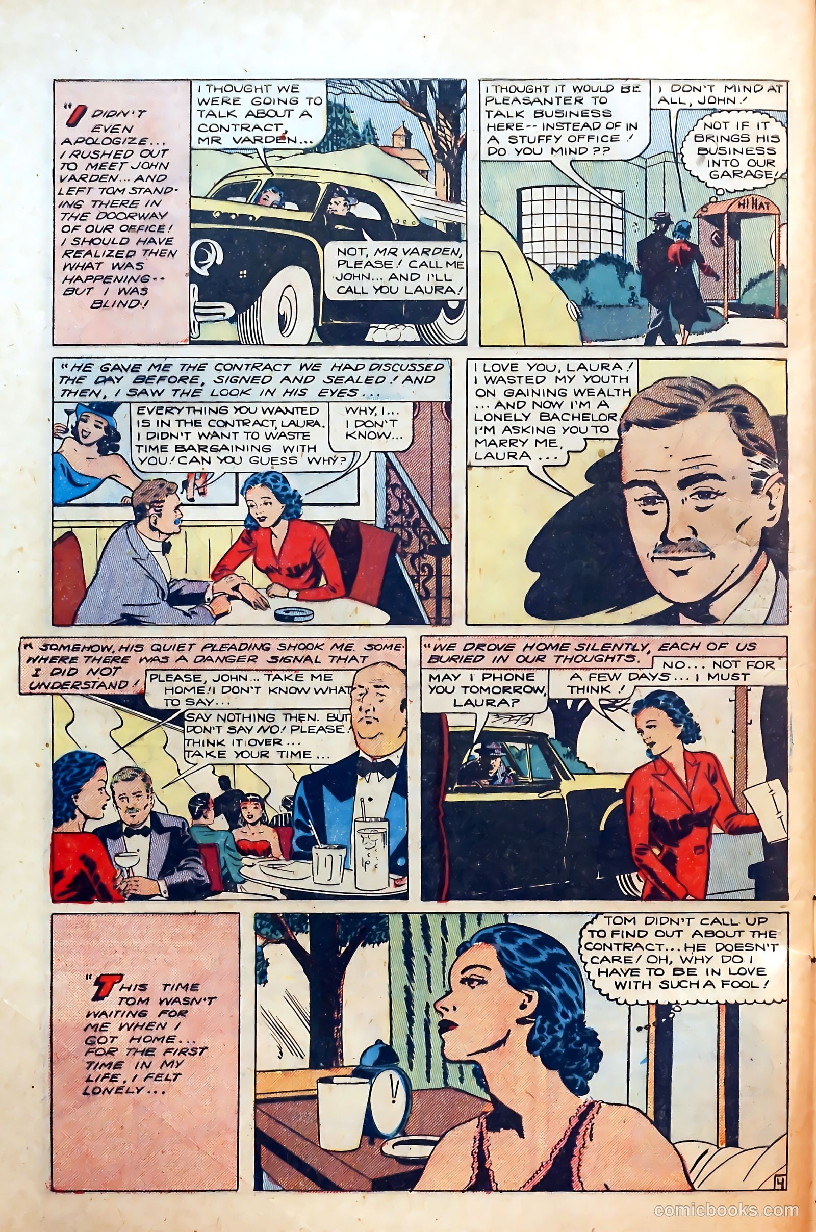 Thrilling Romances #5 (1949) — page 6 of 36