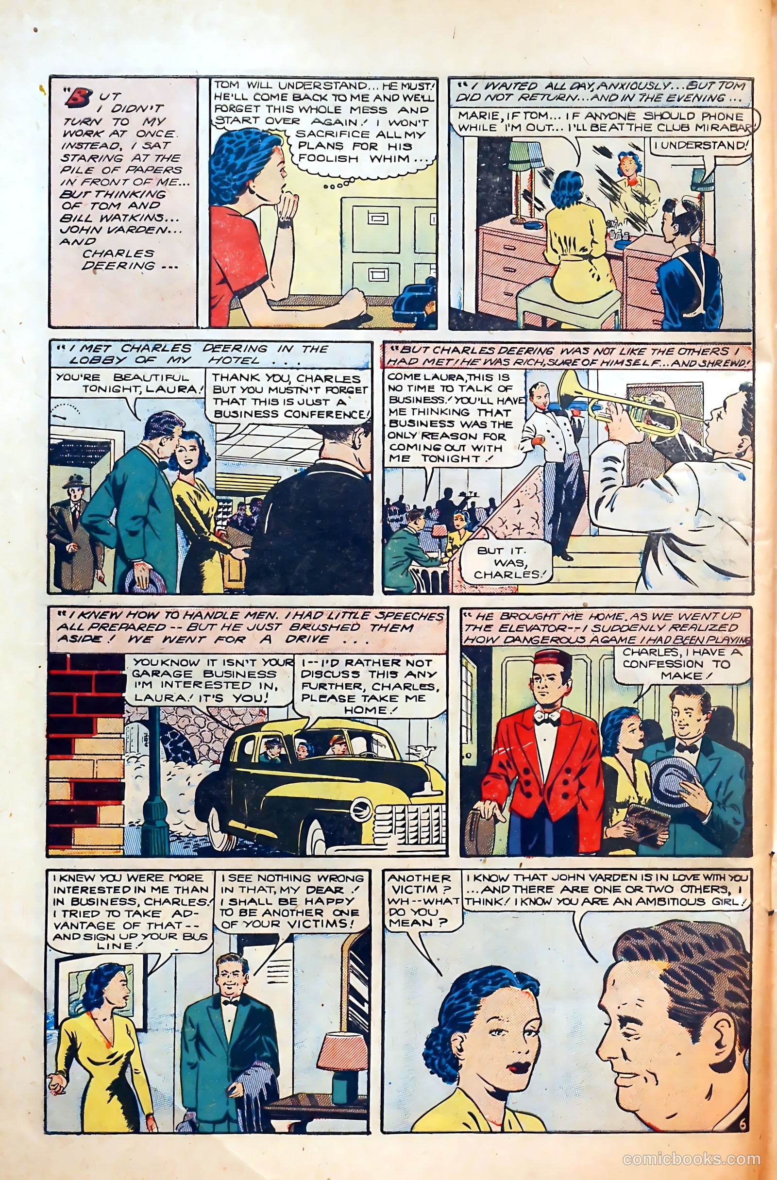 Thrilling Romances #5 (1949) — page 8 of 36