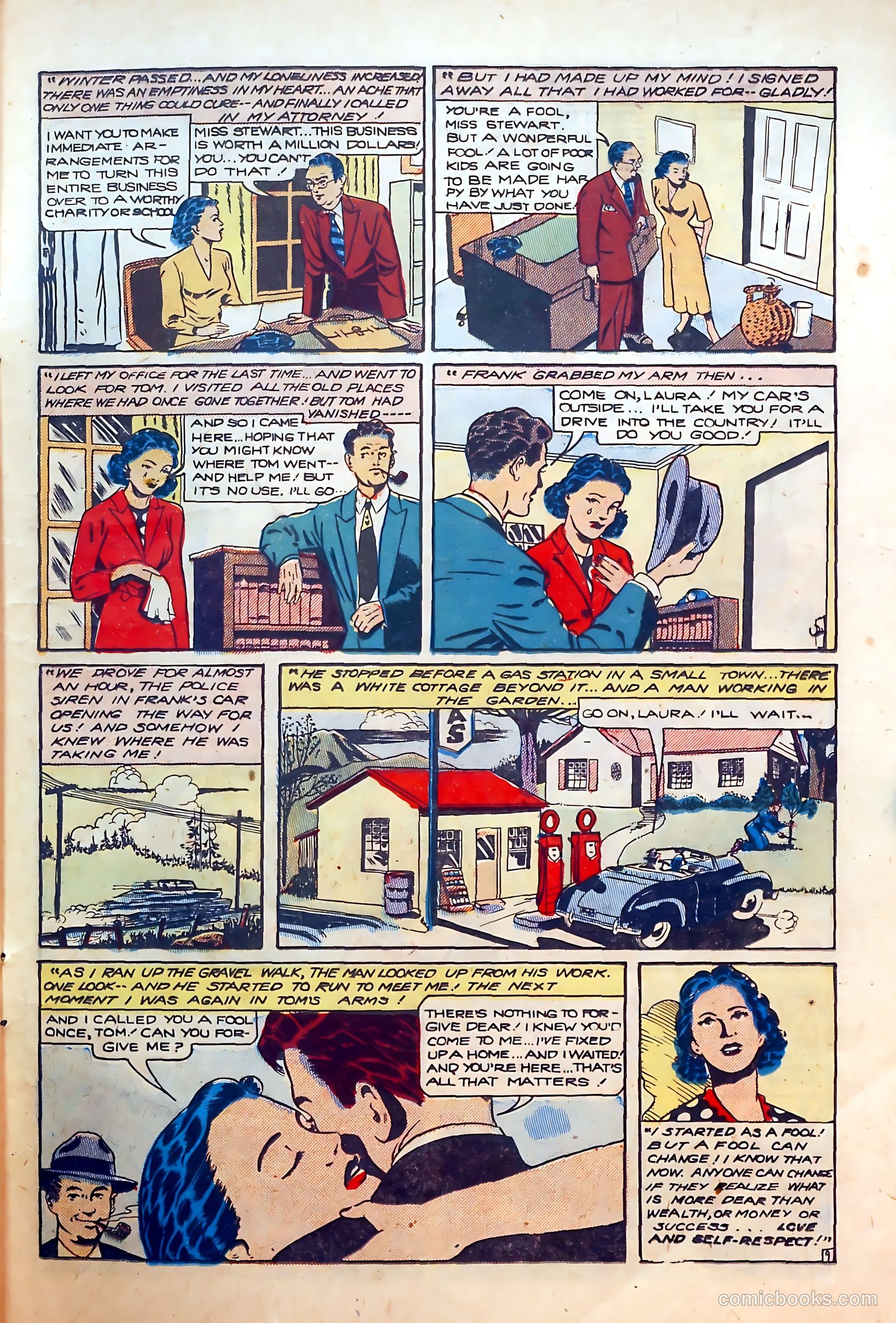 Thrilling Romances #5 (1949) — page 11 of 36