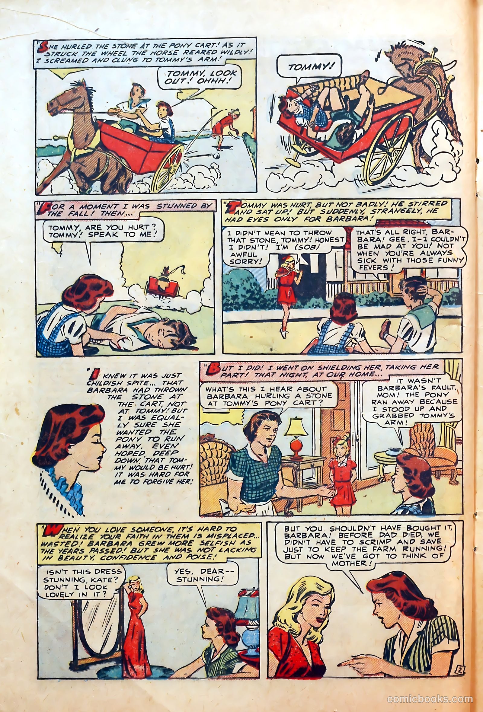 Thrilling Romances #5 (1949) — page 14 of 36