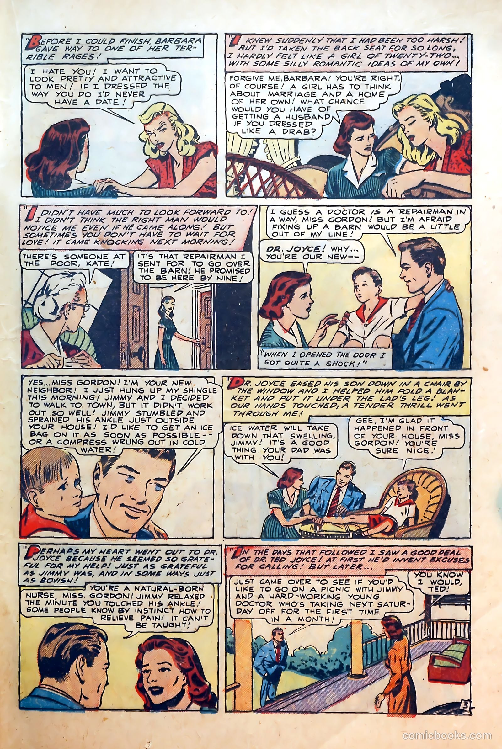 Thrilling Romances #5 (1949) — page 15 of 36