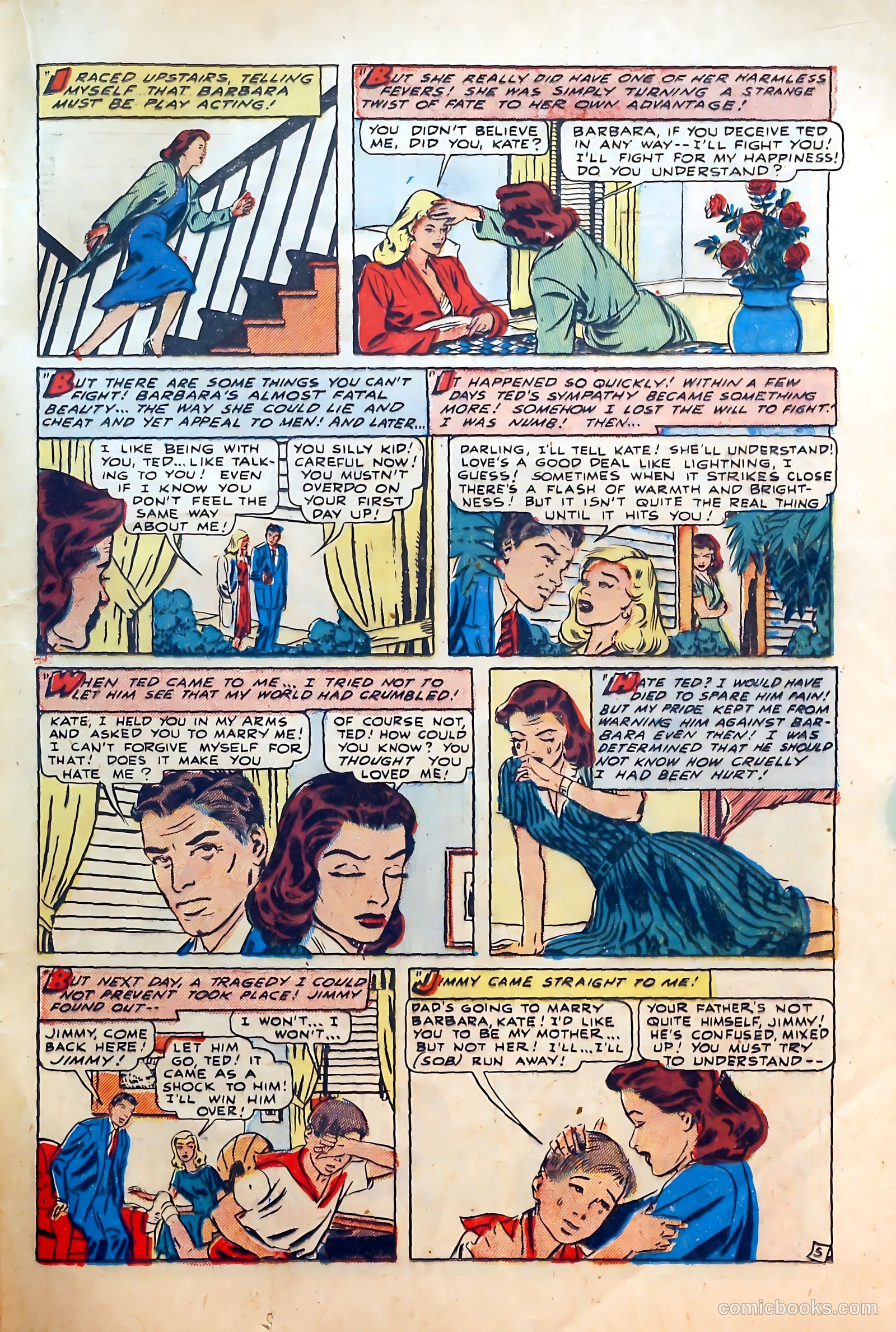 Thrilling Romances #5 (1949) — page 17 of 36