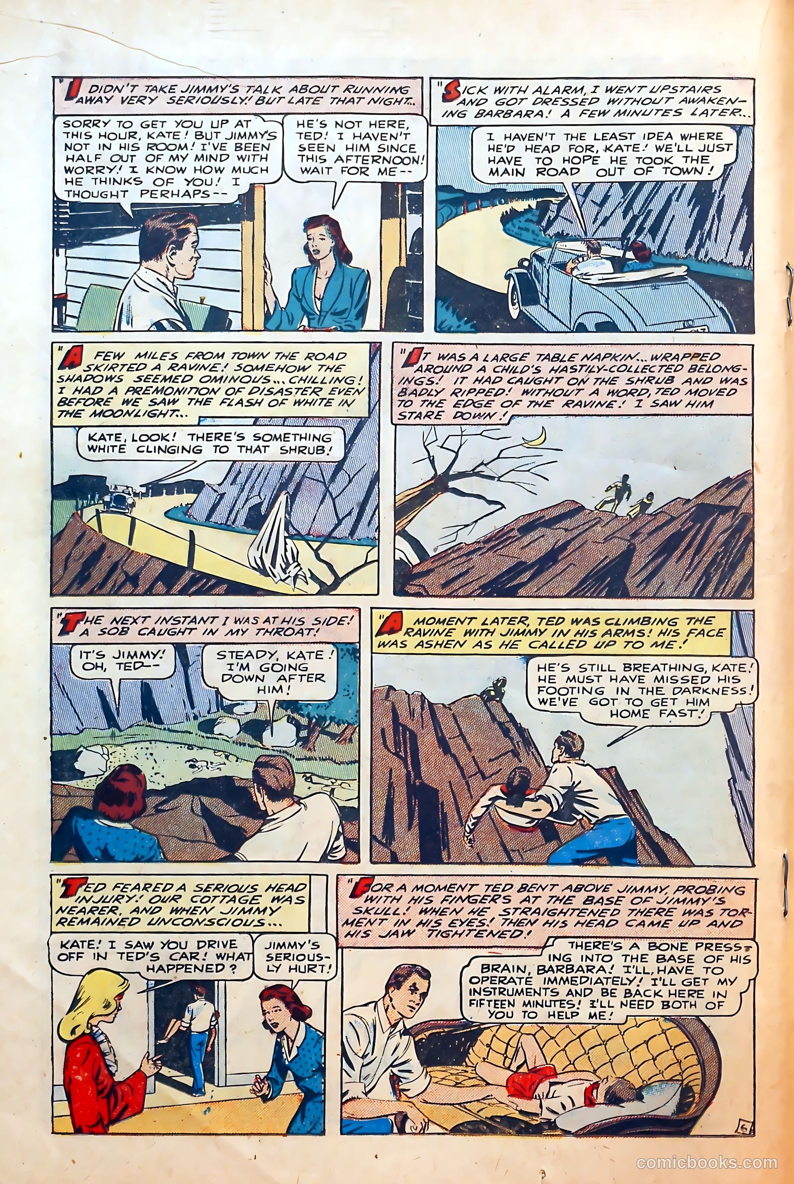 Thrilling Romances #5 (1949) — page 18 of 36