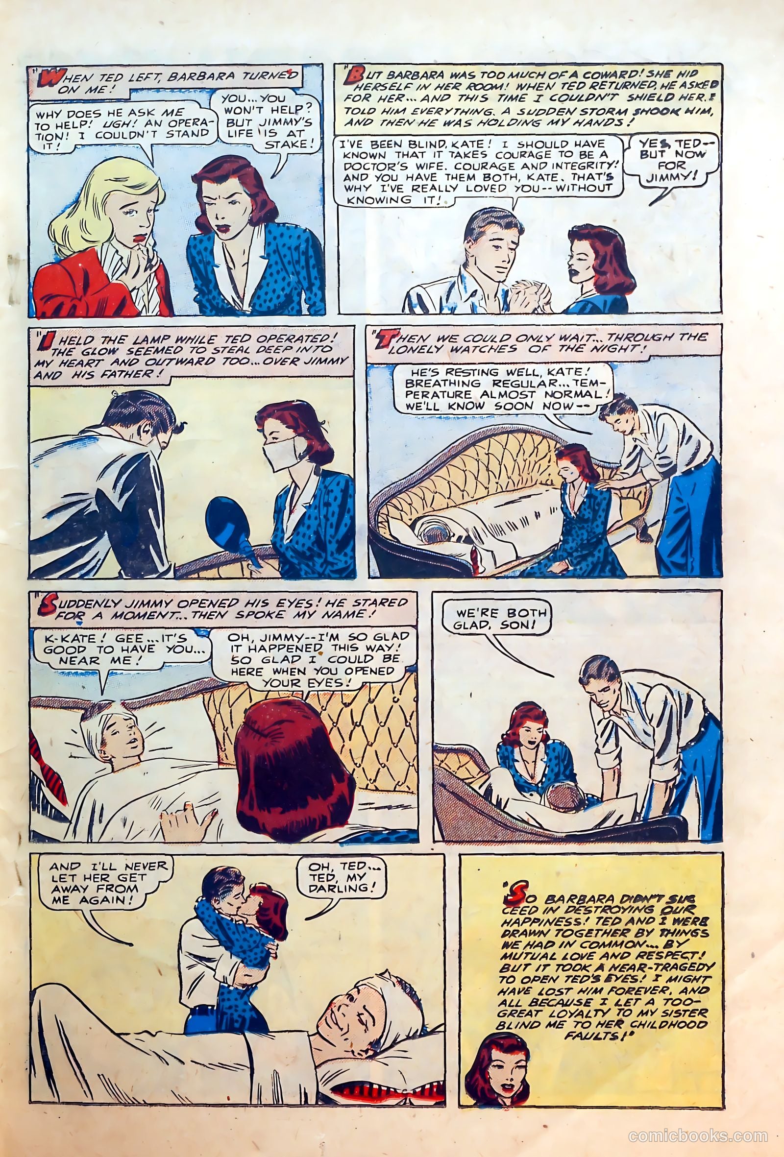 Thrilling Romances #5 (1949) — page 19 of 36