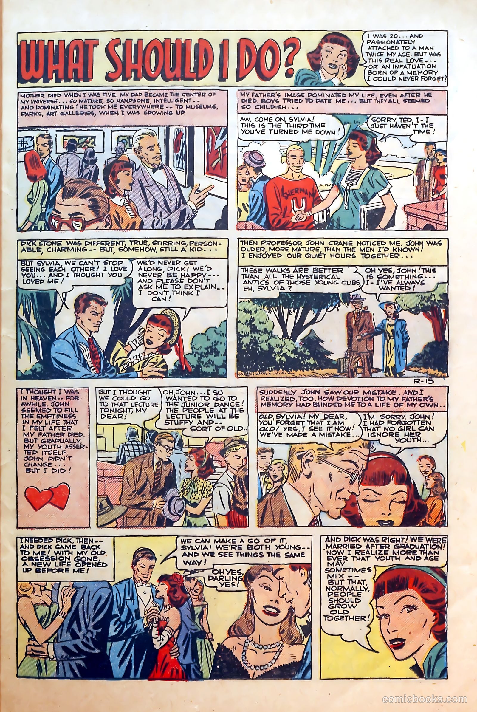 Thrilling Romances #5 (1949) — page 23 of 36