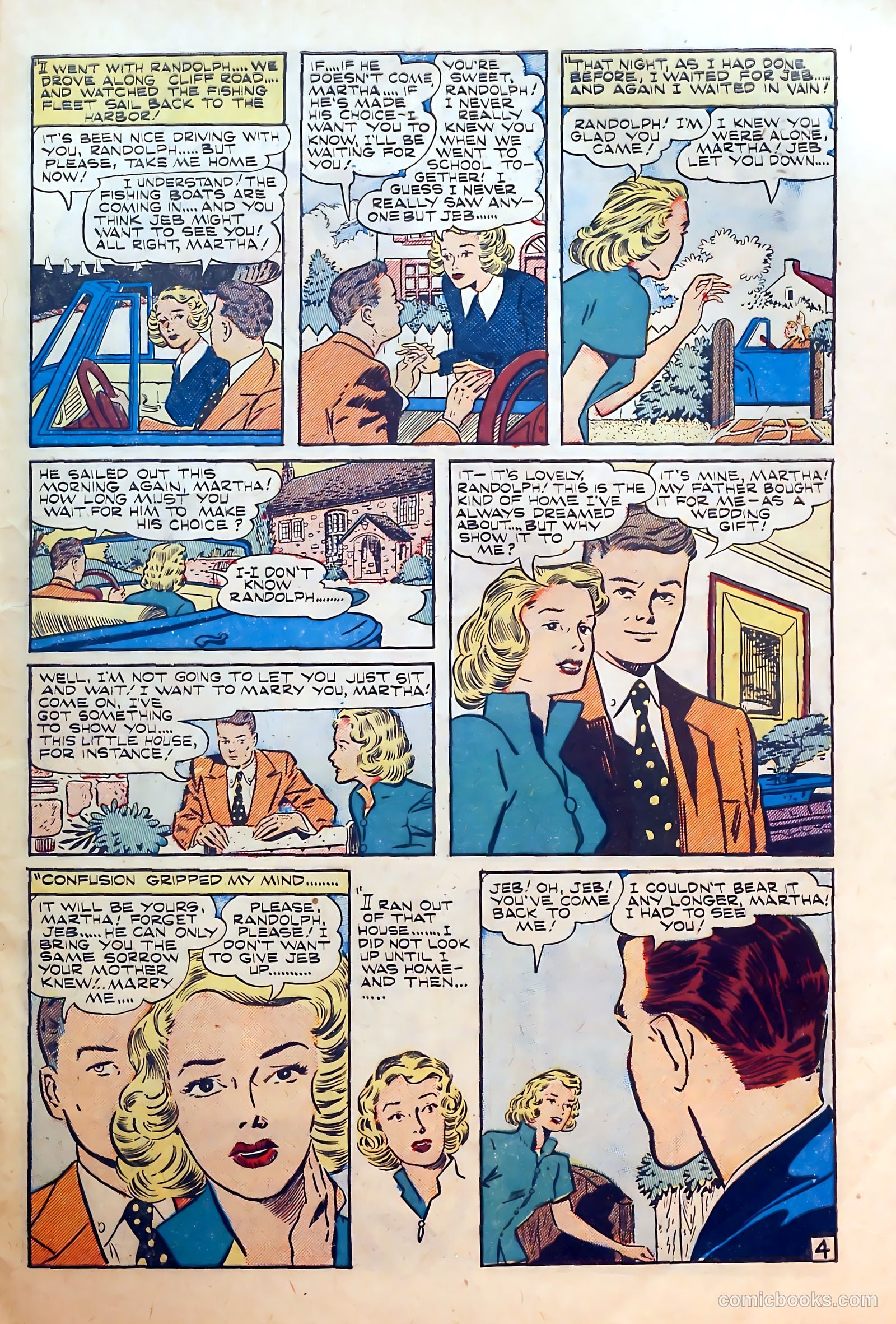 Thrilling Romances #5 (1949) — page 29 of 36