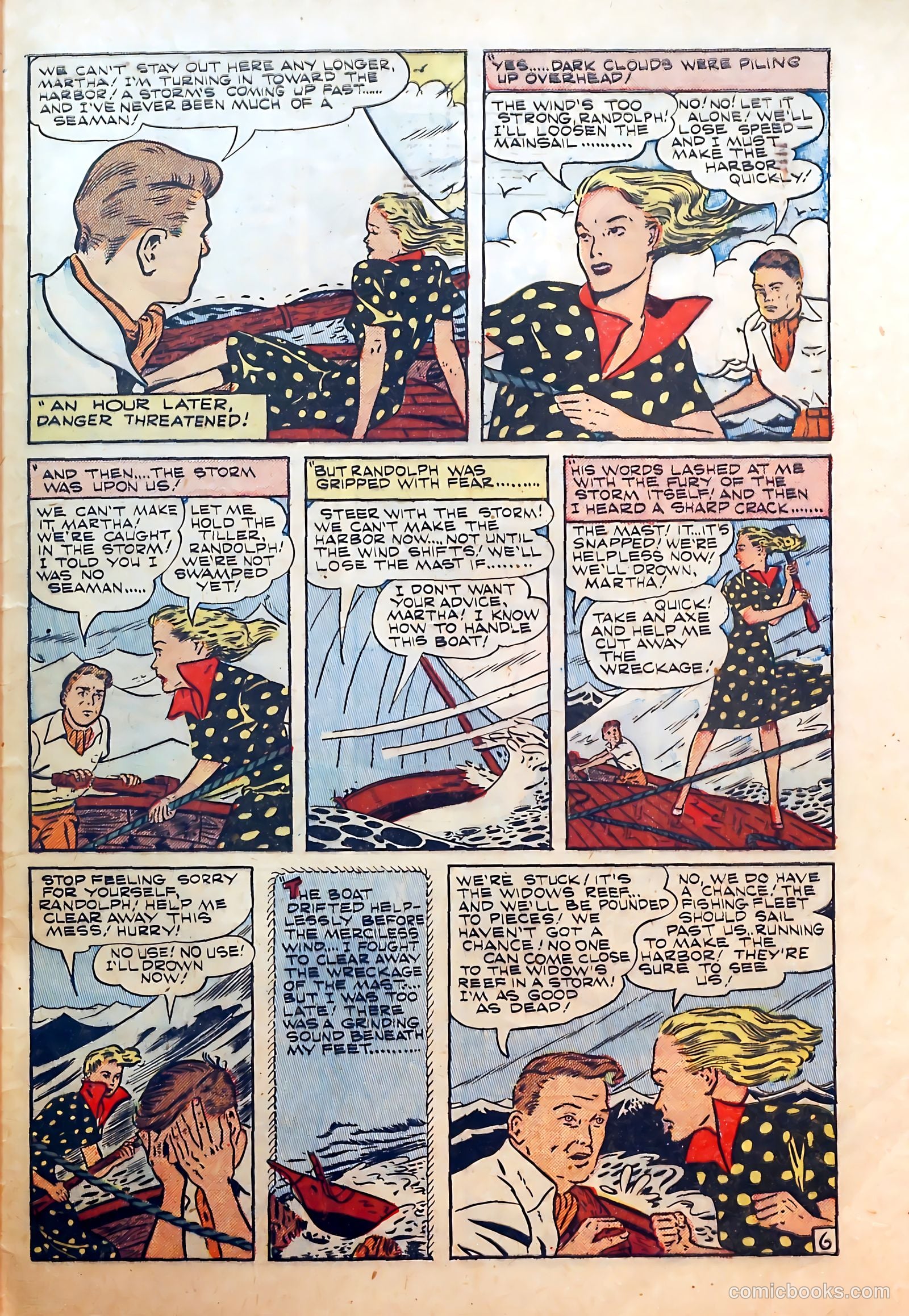 Thrilling Romances #5 (1949) — page 31 of 36