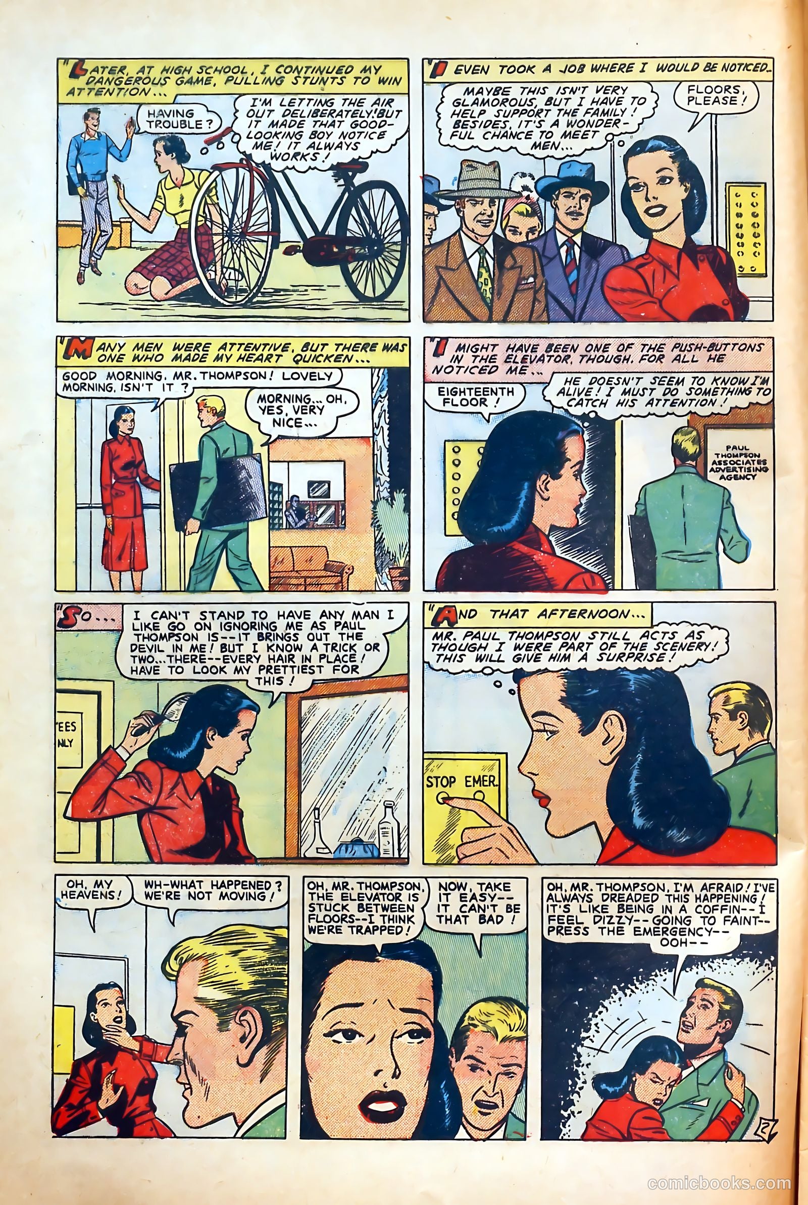 Thrilling Romances #6 (1950) — page 4 of 36