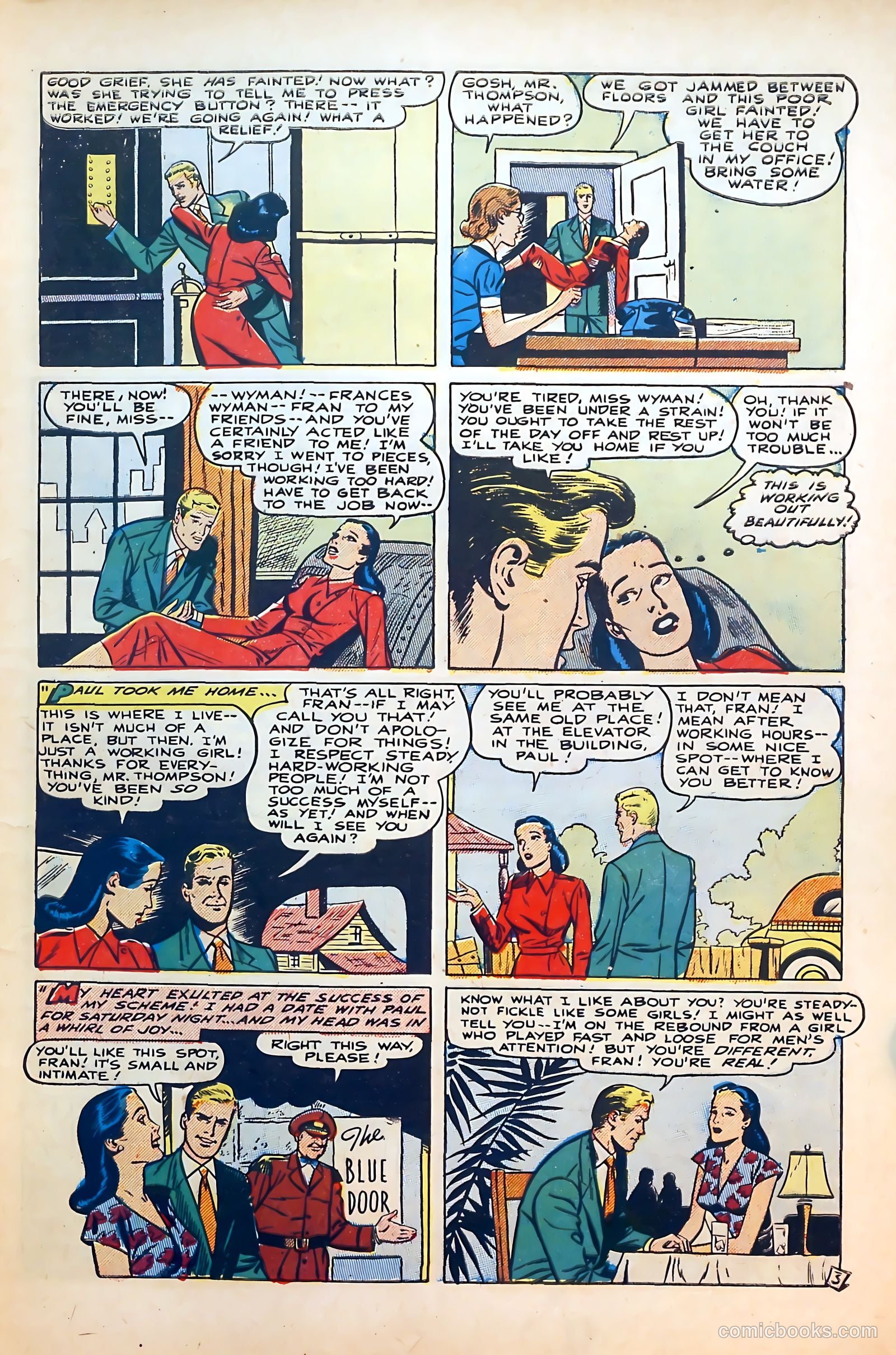 Thrilling Romances #6 (1950) — page 5 of 36
