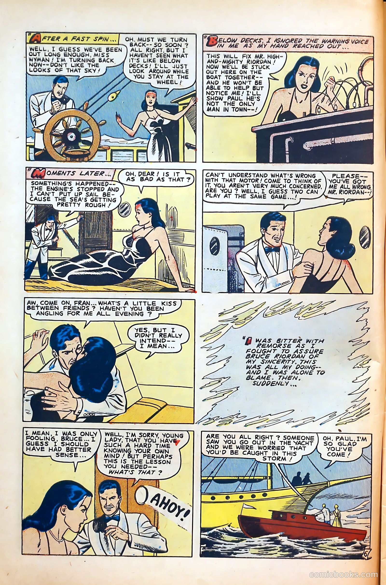 Thrilling Romances #6 (1950) — page 8 of 36