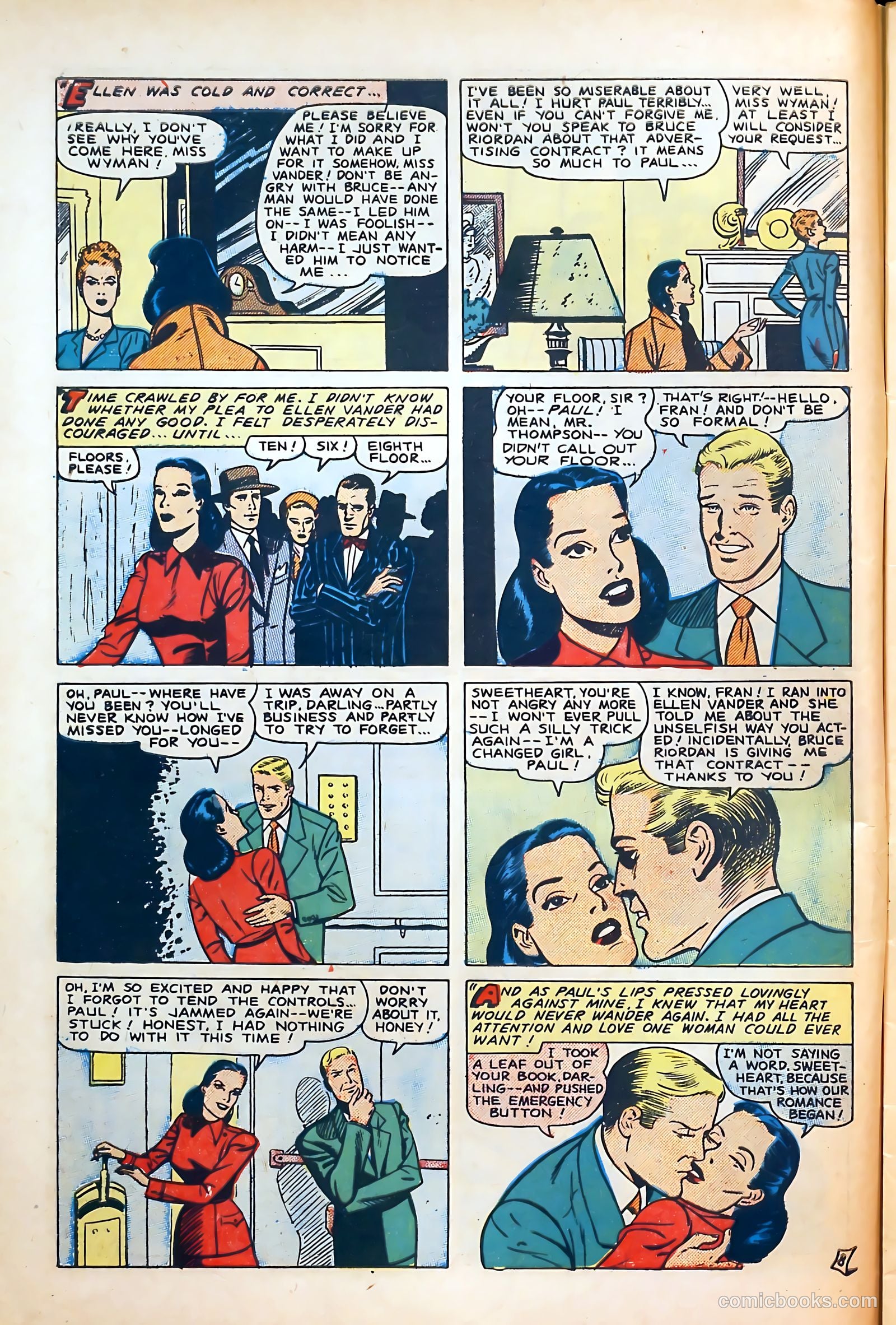 Thrilling Romances #6 (1950) — page 10 of 36