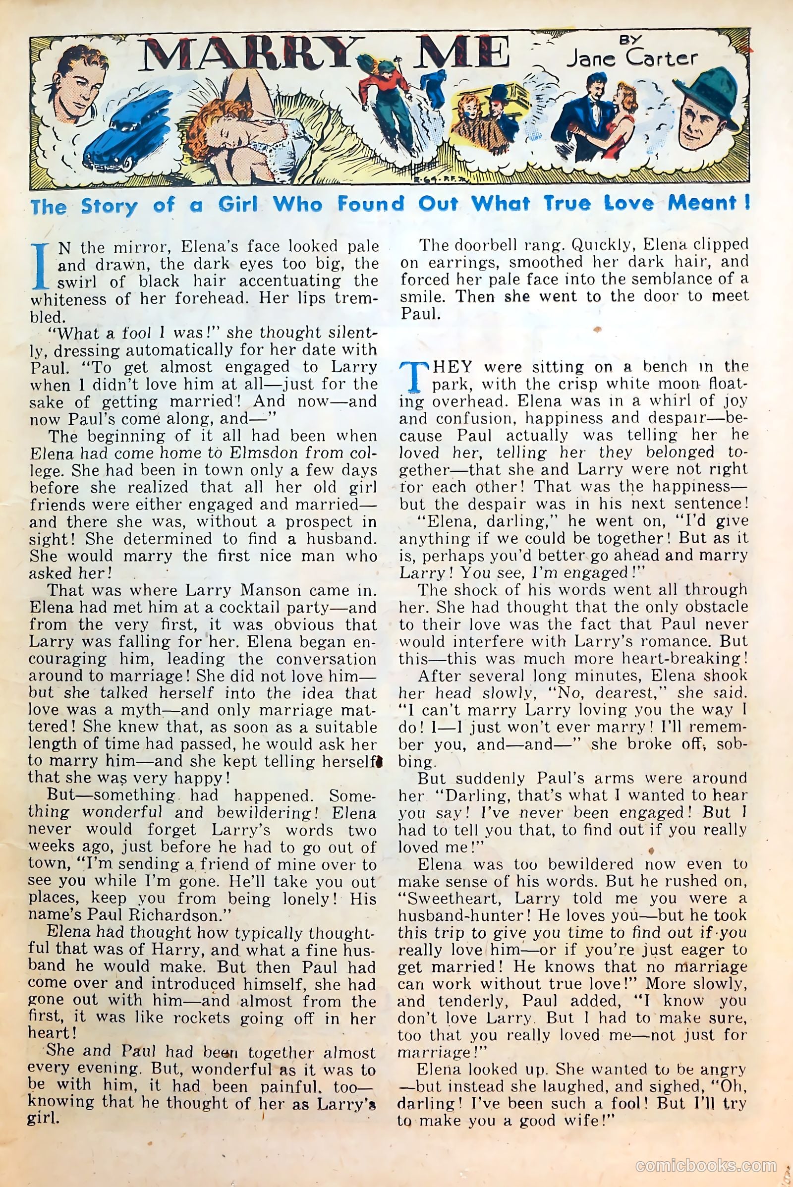 Thrilling Romances #6 (1950) — page 13 of 36