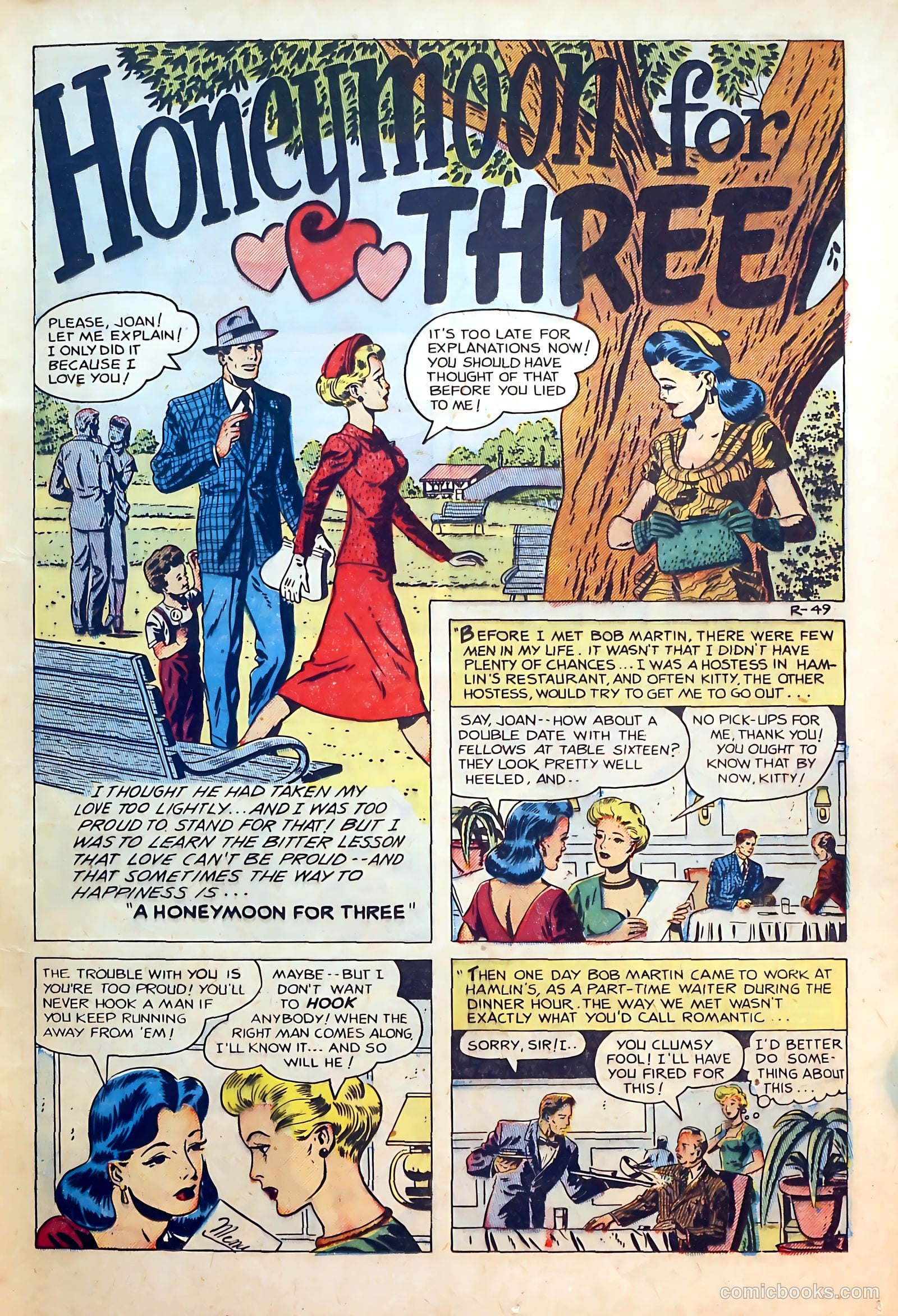 Thrilling Romances #6 (1950) — page 15 of 36