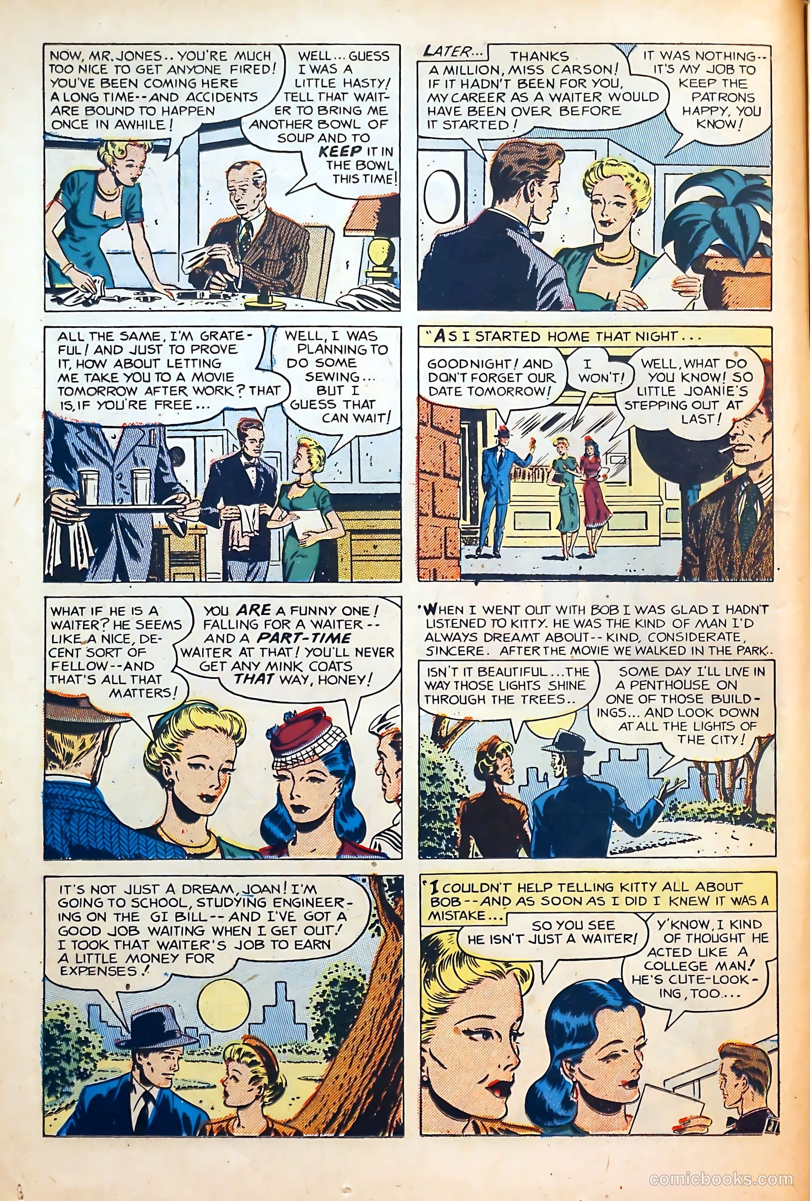 Thrilling Romances #6 (1950) — page 16 of 36