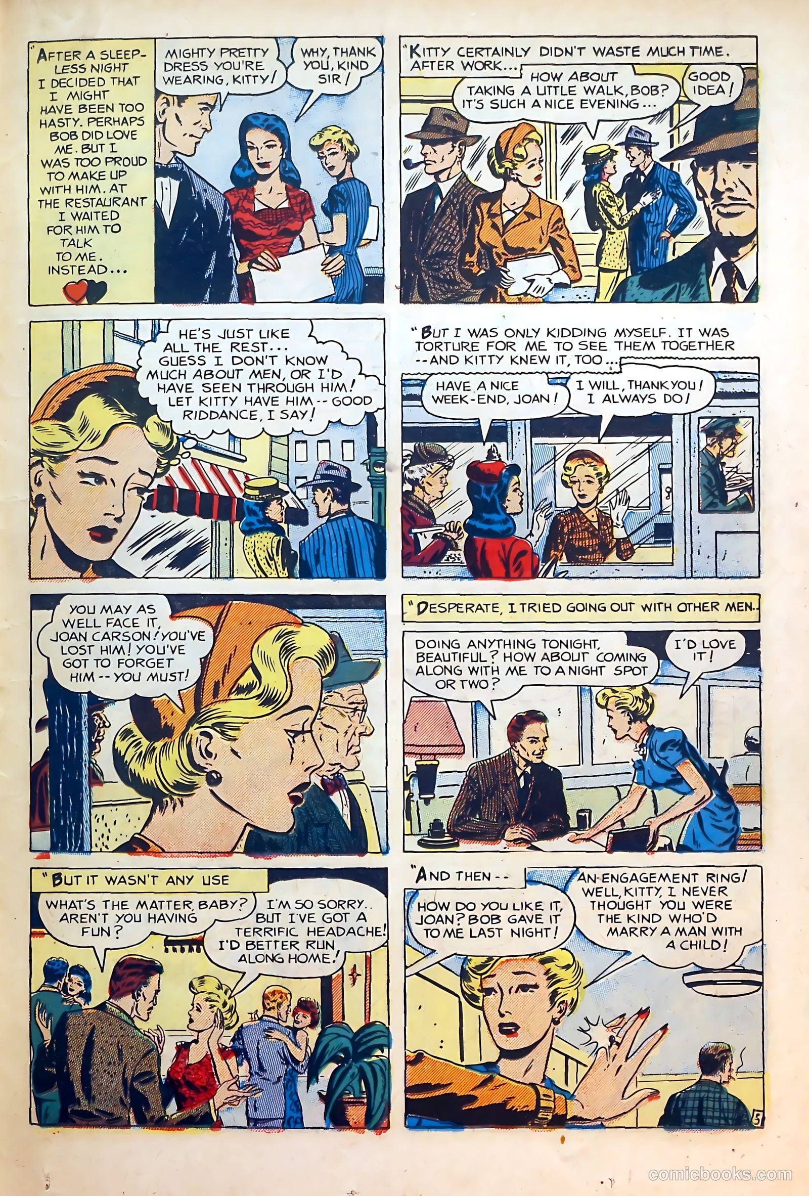 Thrilling Romances #6 (1950) — page 19 of 36