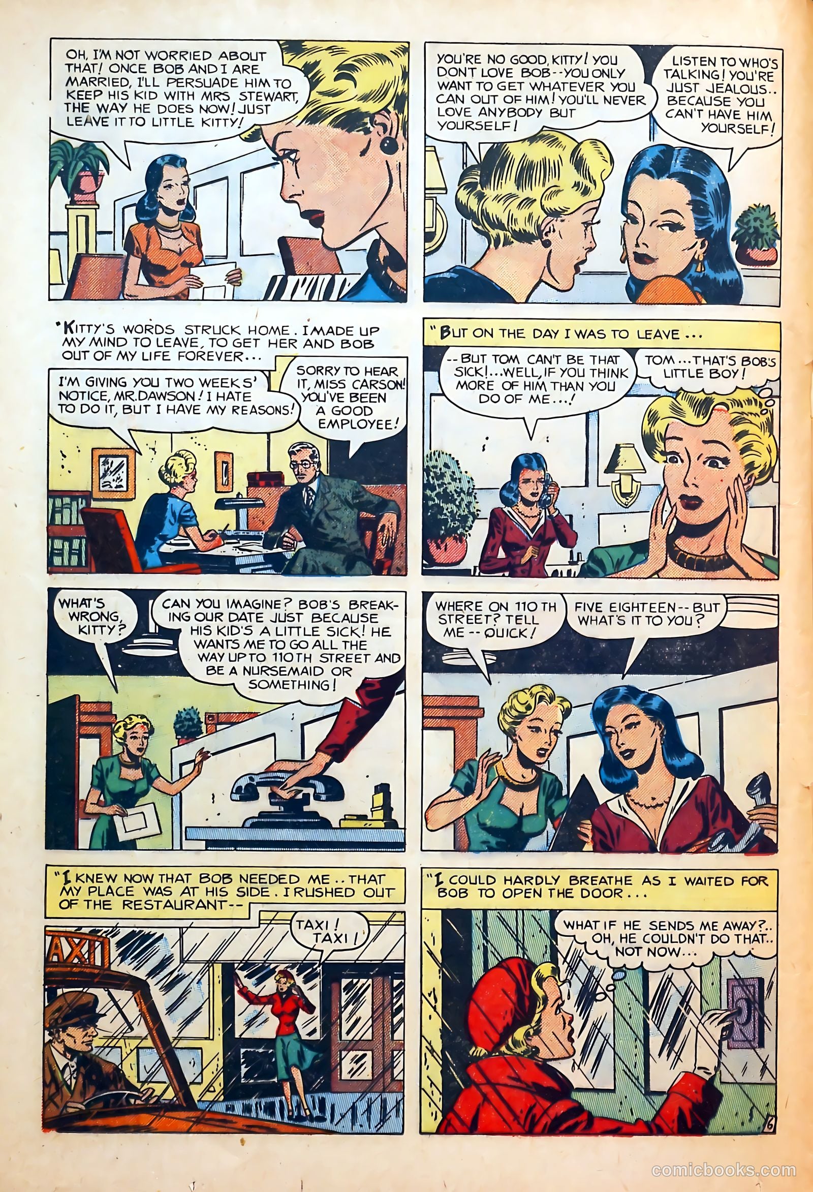 Thrilling Romances #6 (1950) — page 20 of 36