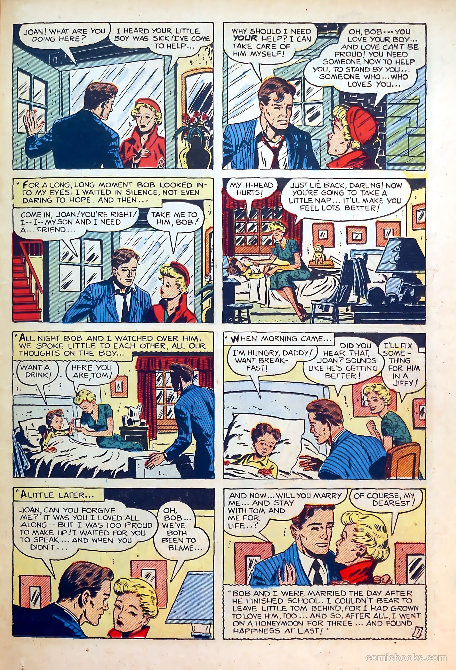 Thrilling Romances #6 (1950) — page 21 of 36