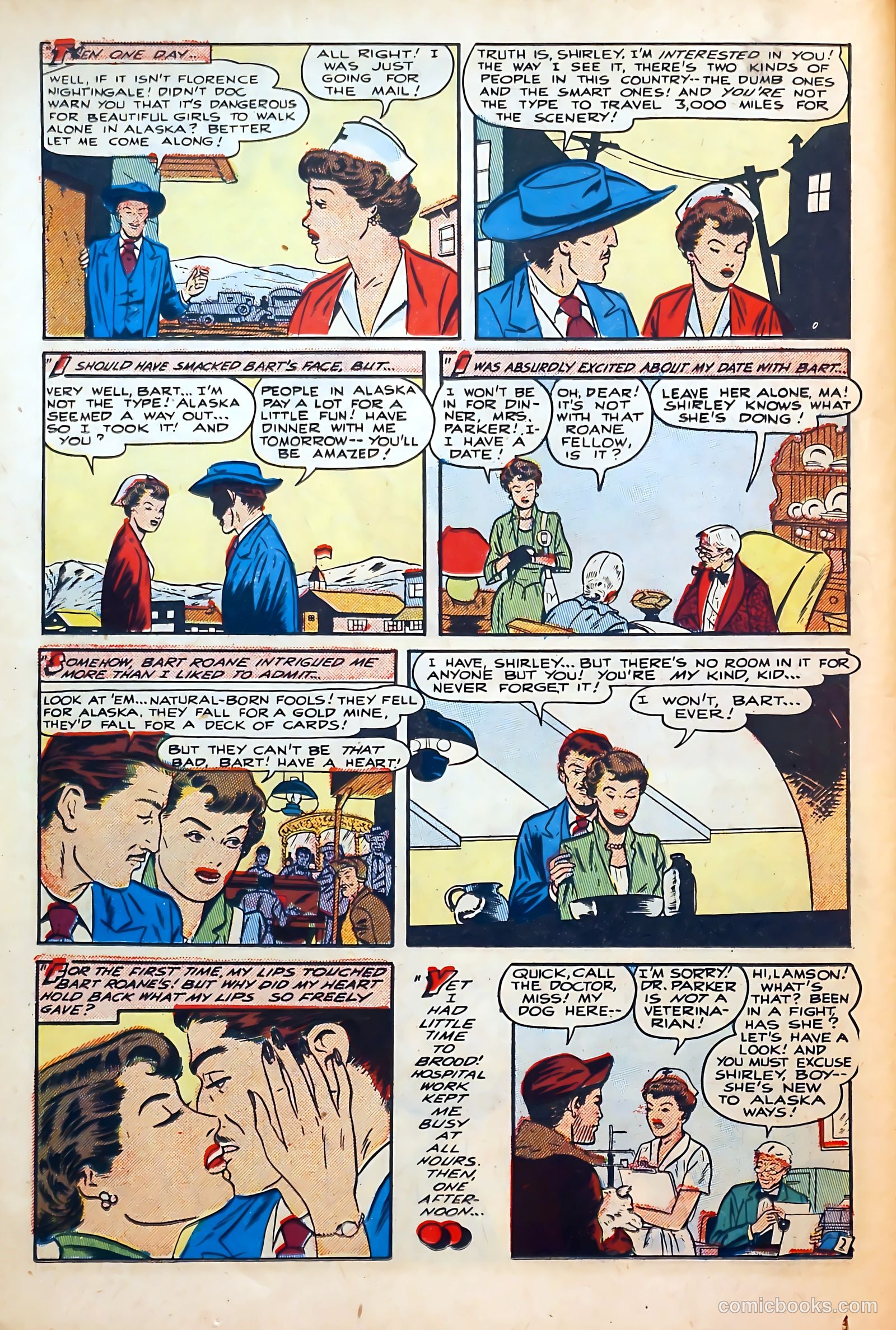 Thrilling Romances #6 (1950) — page 24 of 36