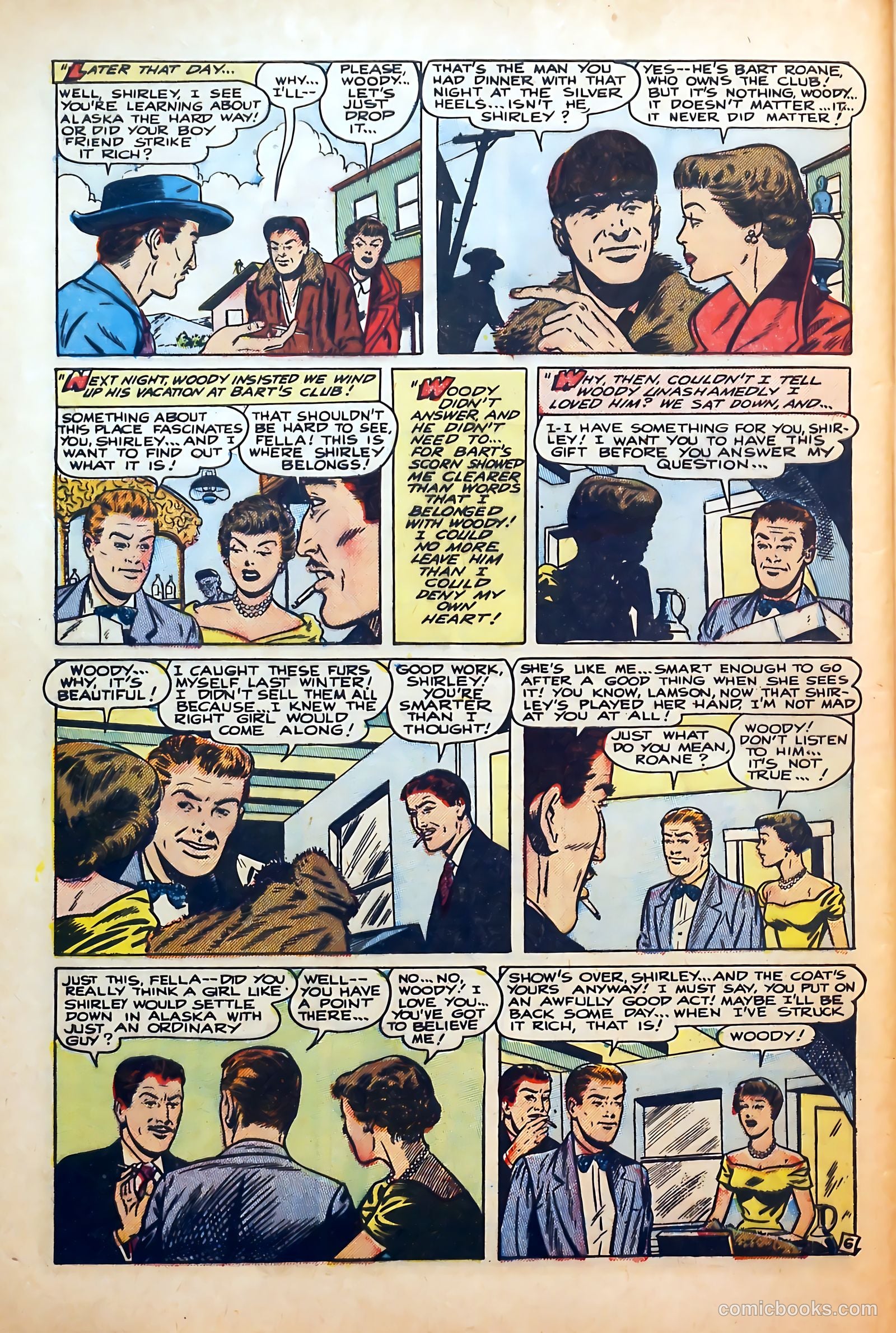 Thrilling Romances #6 (1950) — page 28 of 36