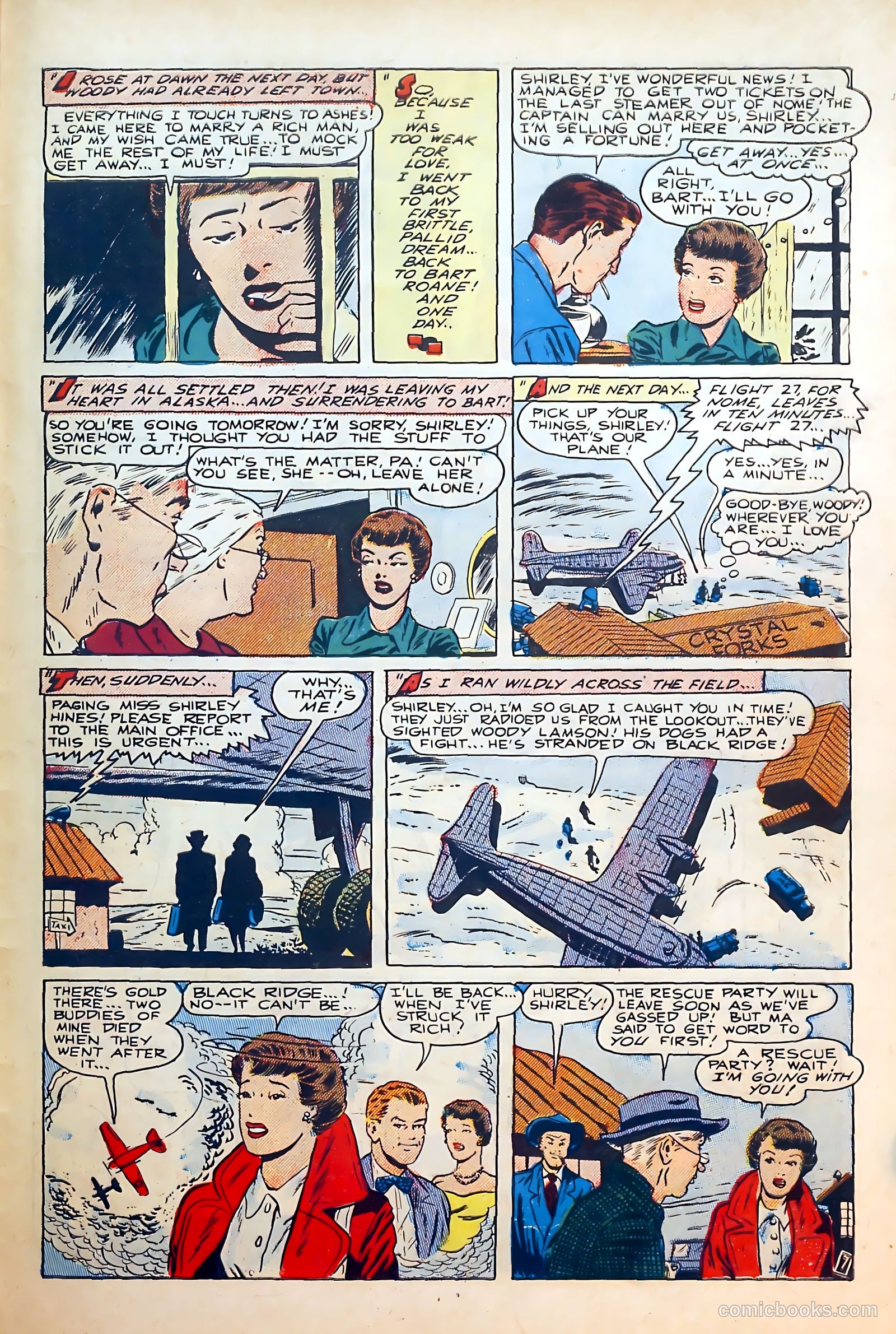 Thrilling Romances #6 (1950) — page 29 of 36