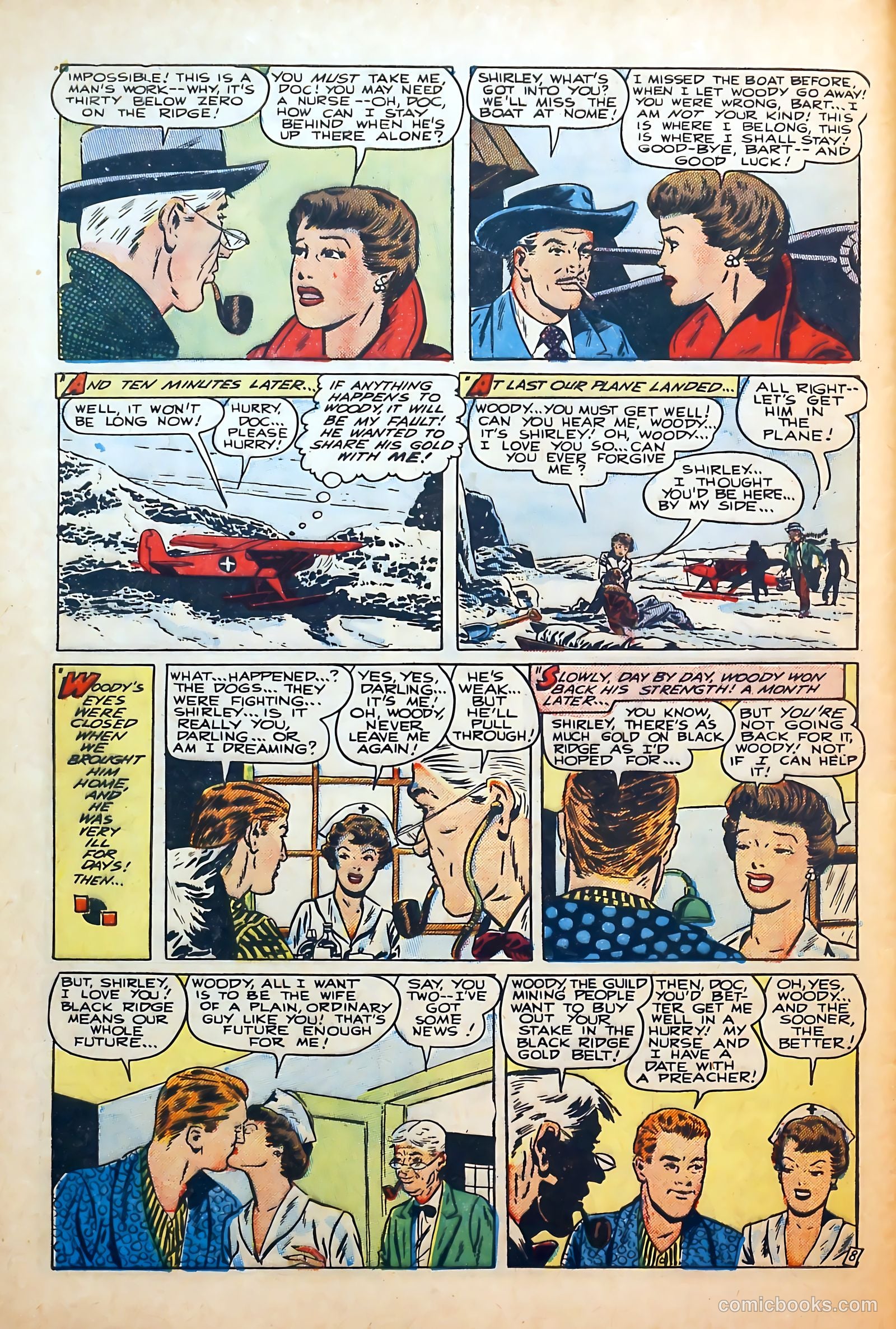 Thrilling Romances #6 (1950) — page 30 of 36