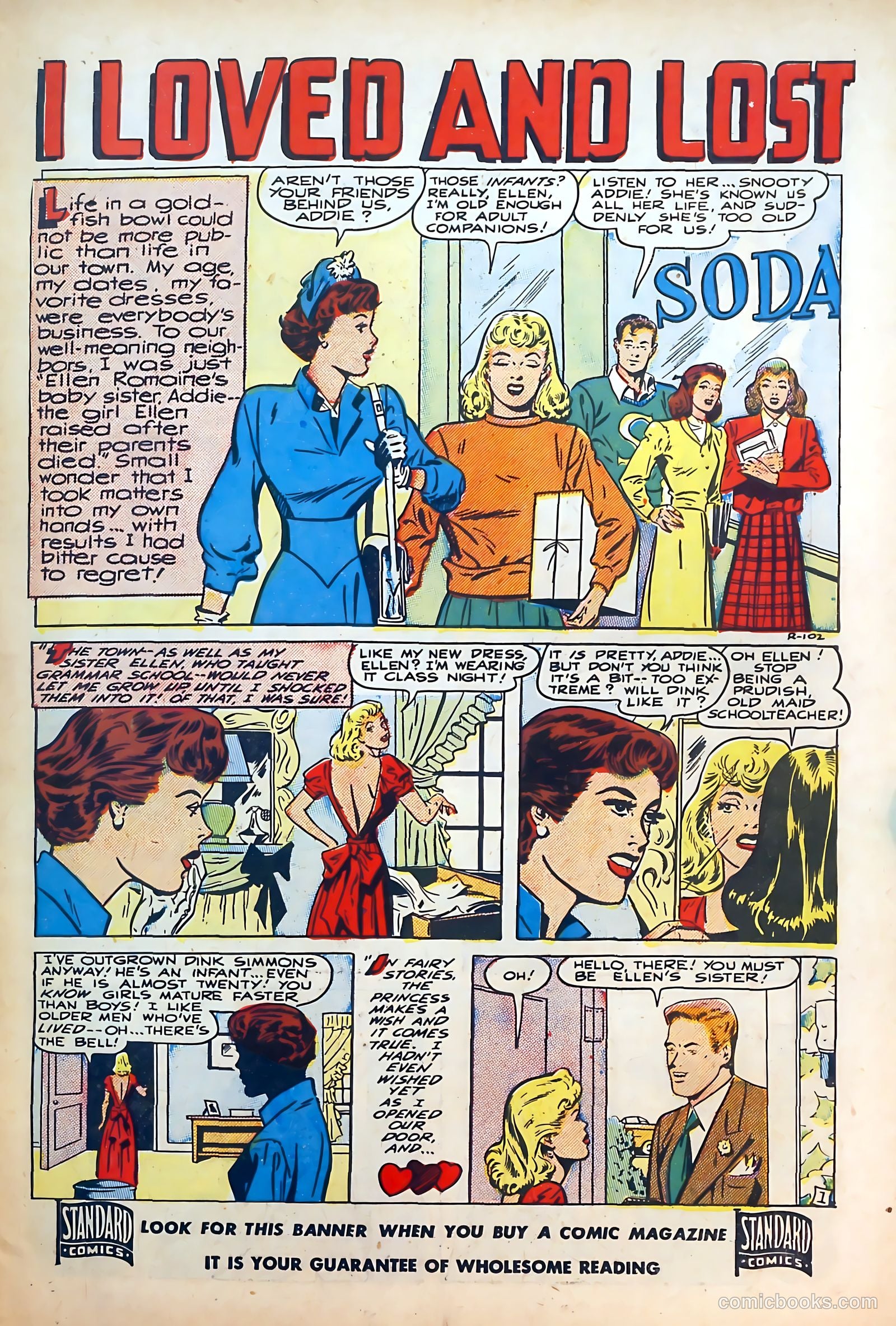 Thrilling Romances #7 (1950) — page 3 of 36