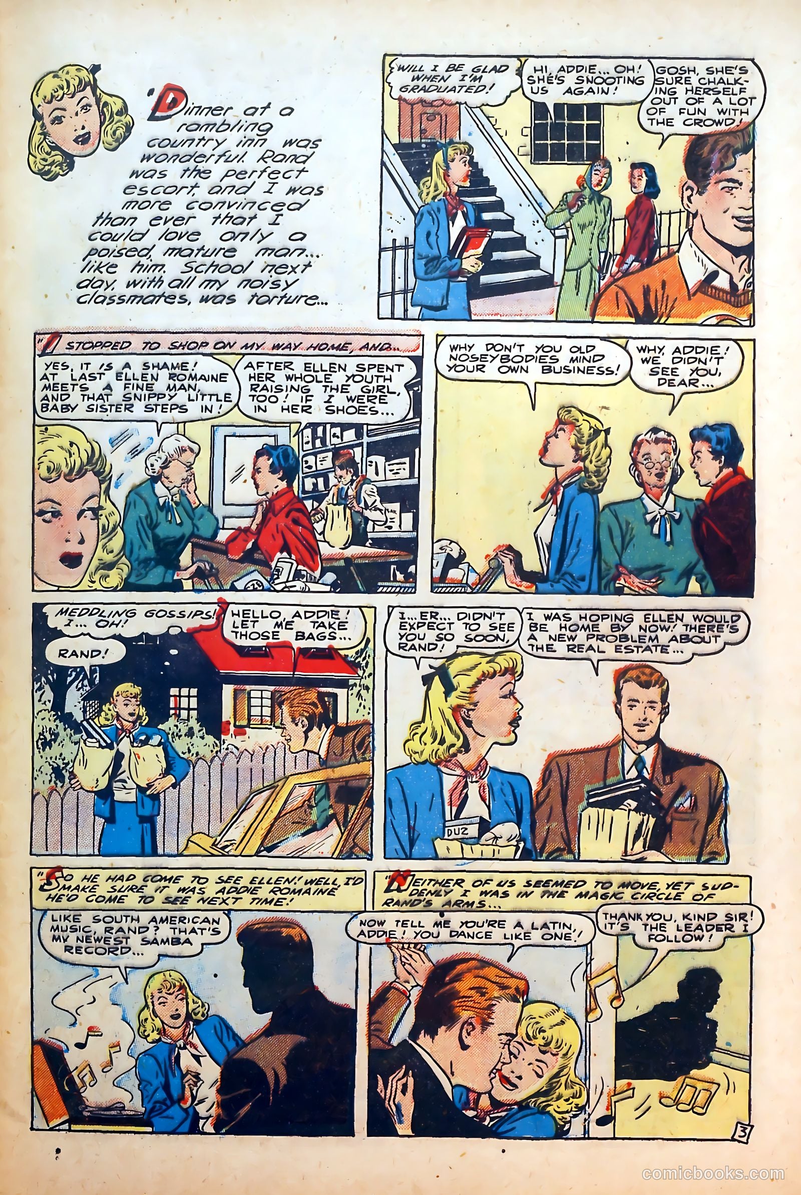 Thrilling Romances #7 (1950) — page 5 of 36