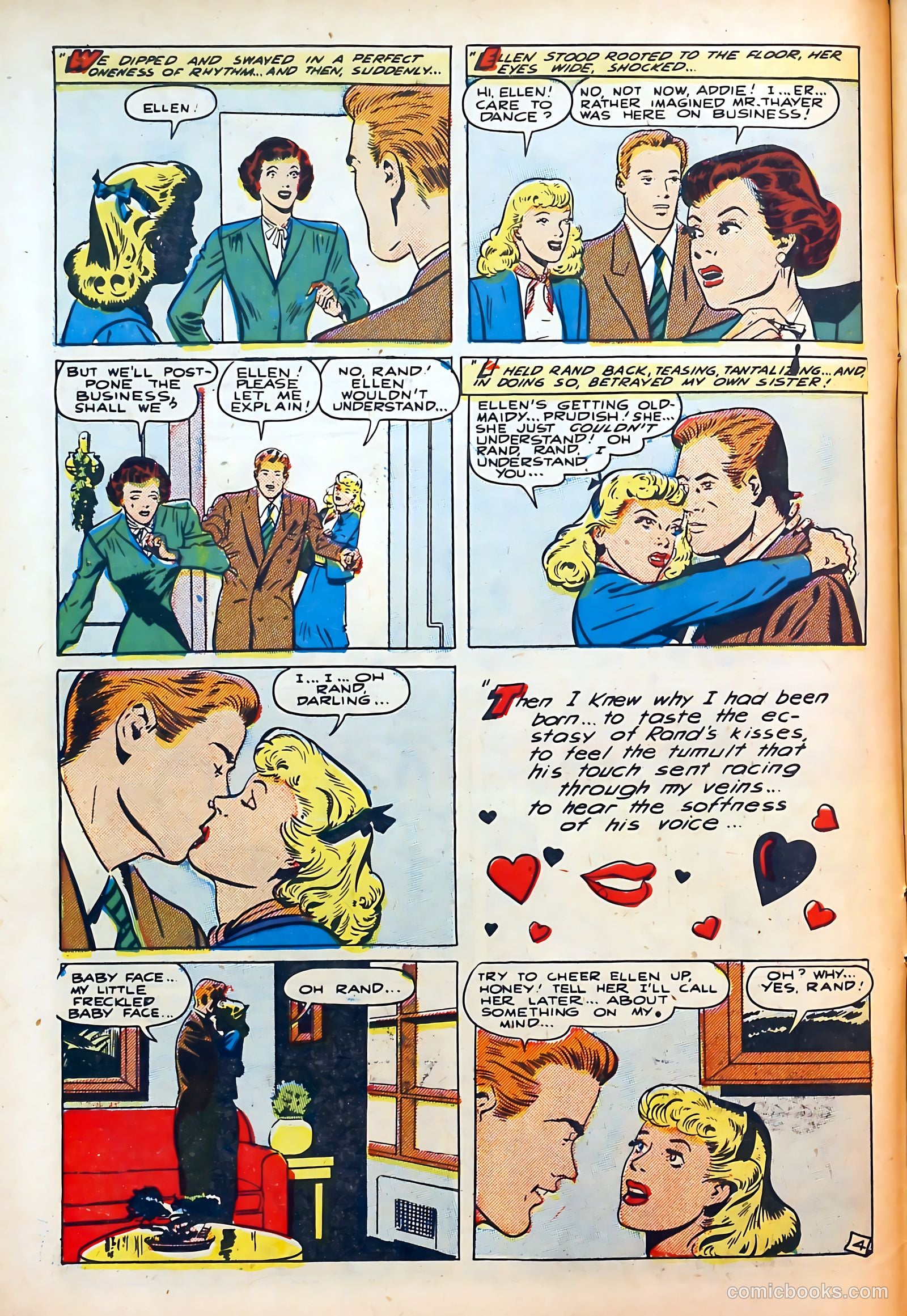 Thrilling Romances #7 (1950) — page 6 of 36