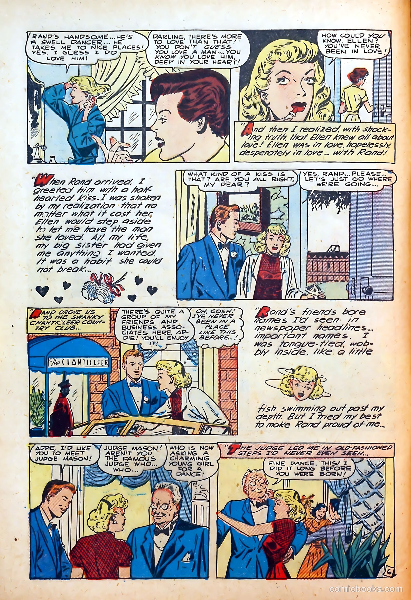 Thrilling Romances #7 (1950) — page 8 of 36