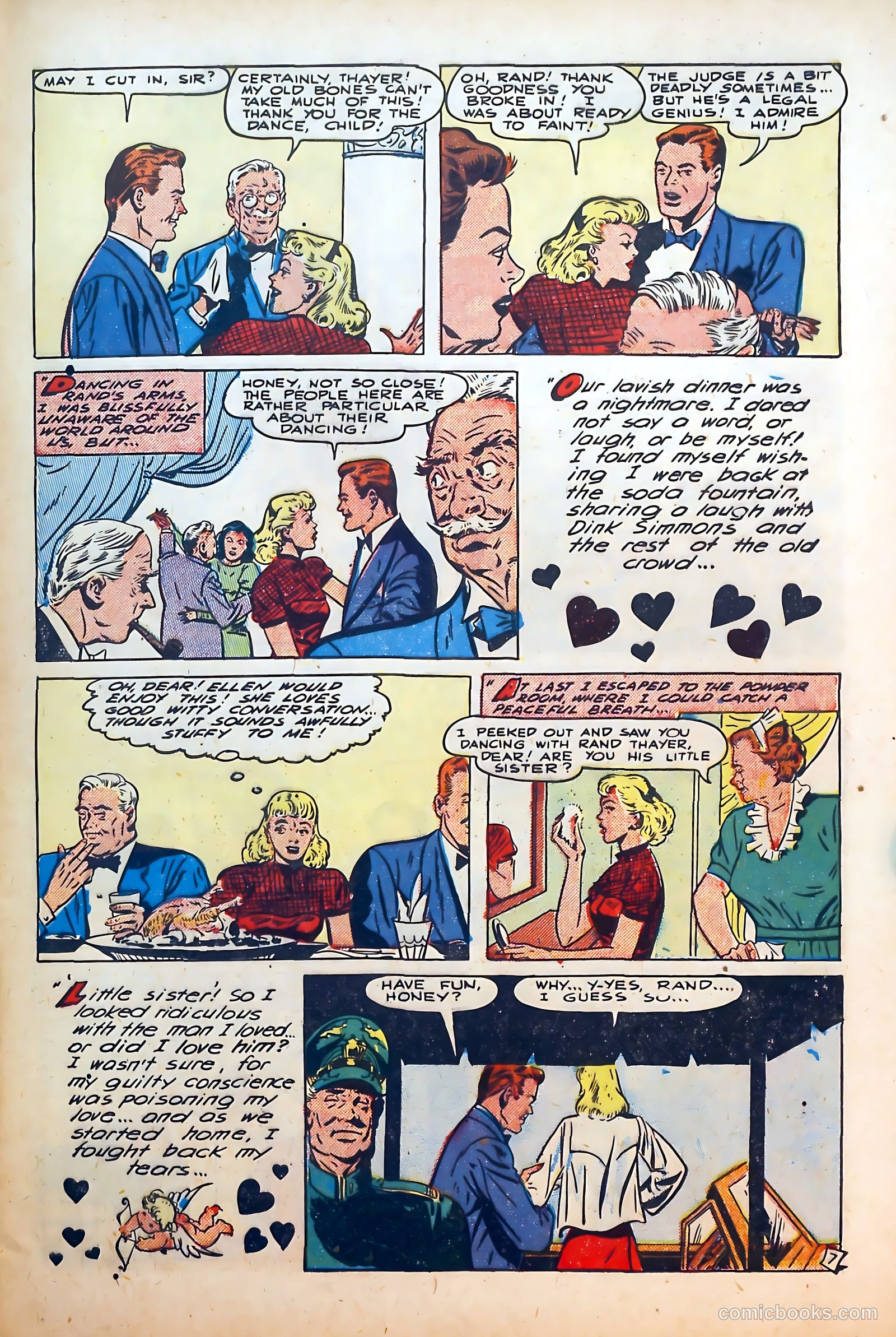 Thrilling Romances #7 (1950) — page 9 of 36