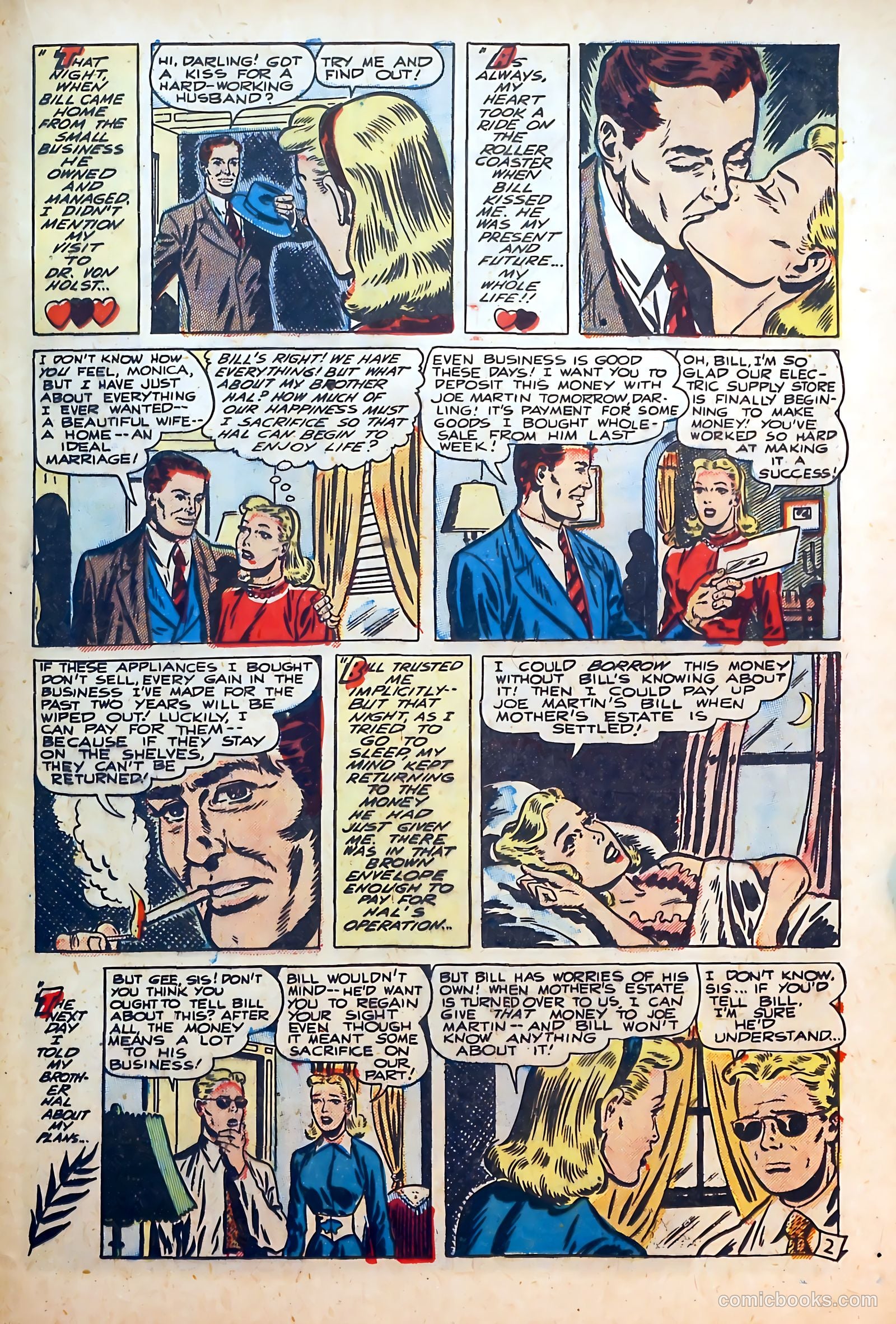 Thrilling Romances #7 (1950) — page 13 of 36