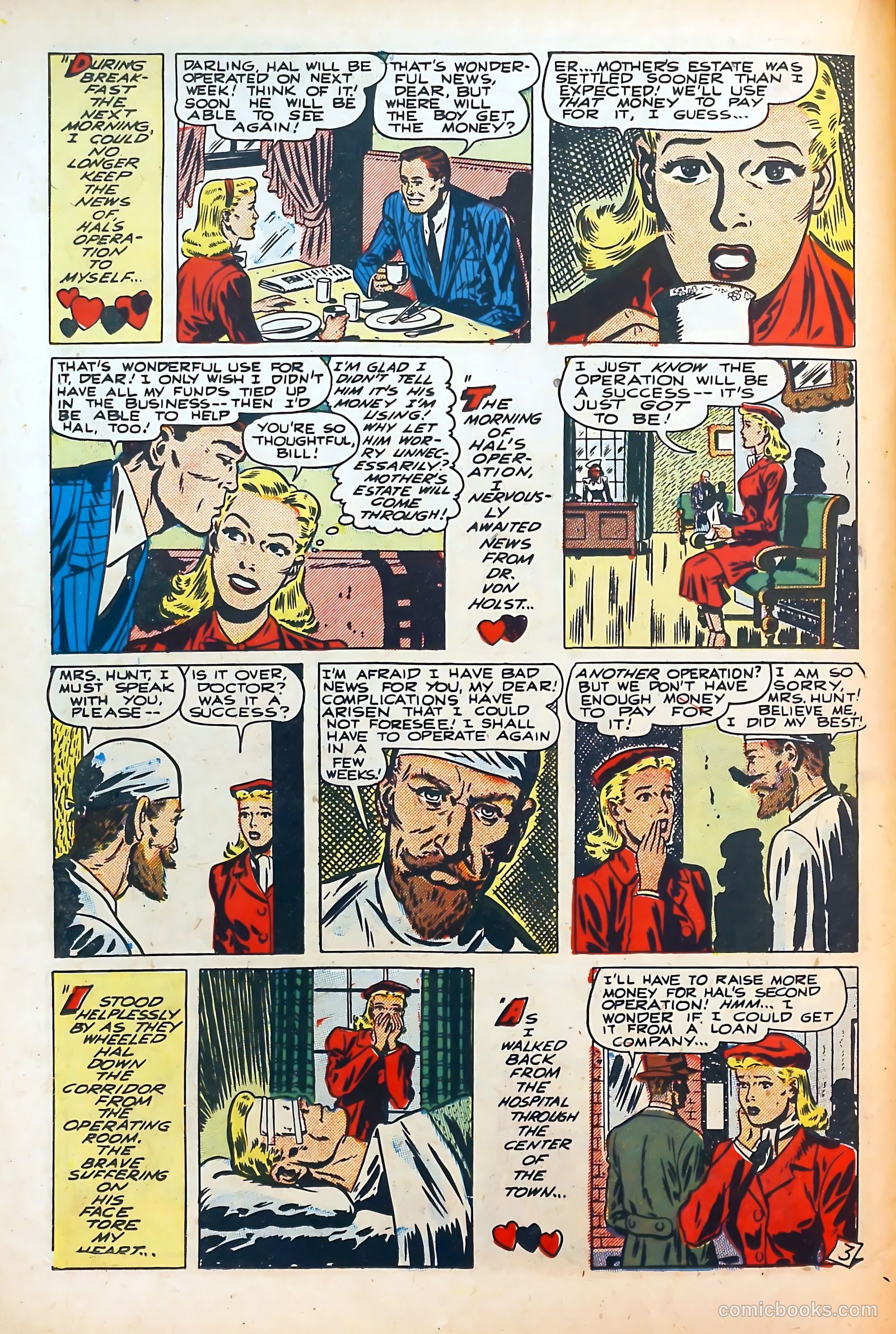 Thrilling Romances #7 (1950) — page 14 of 36