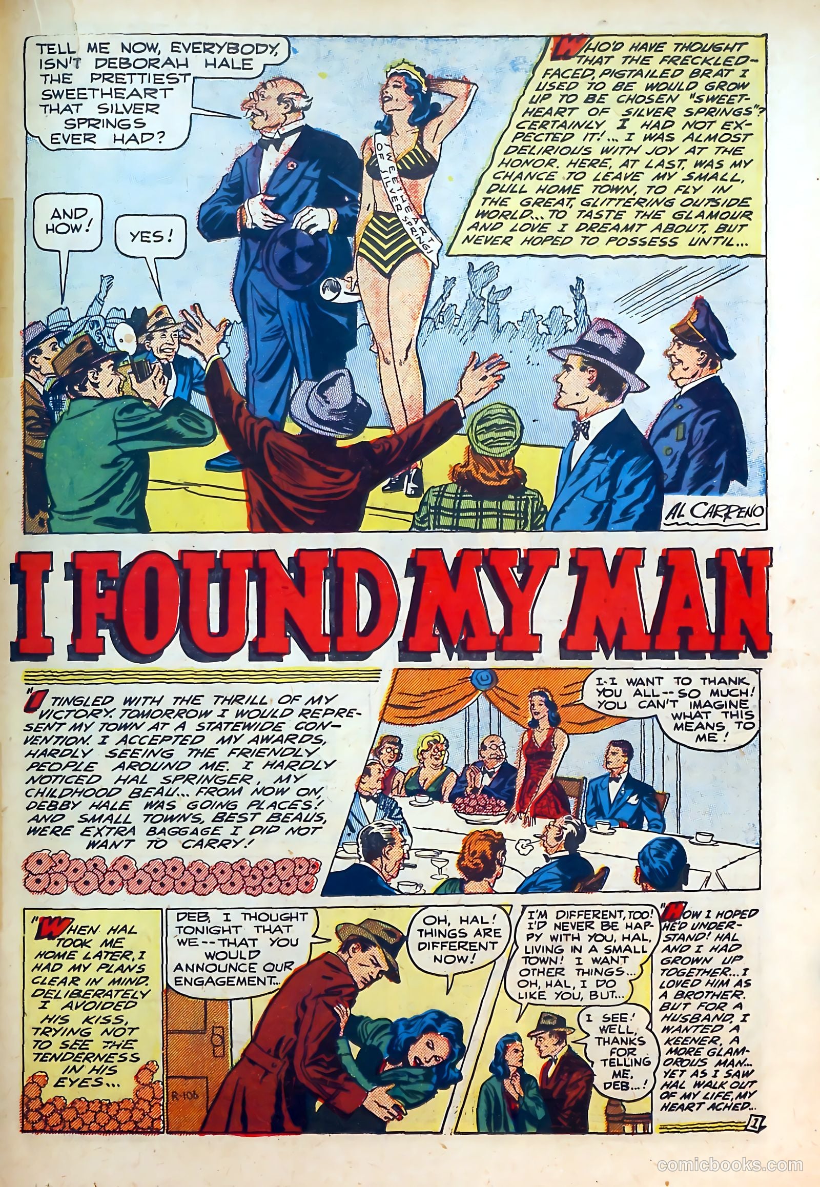 Thrilling Romances #7 (1950) — page 19 of 36