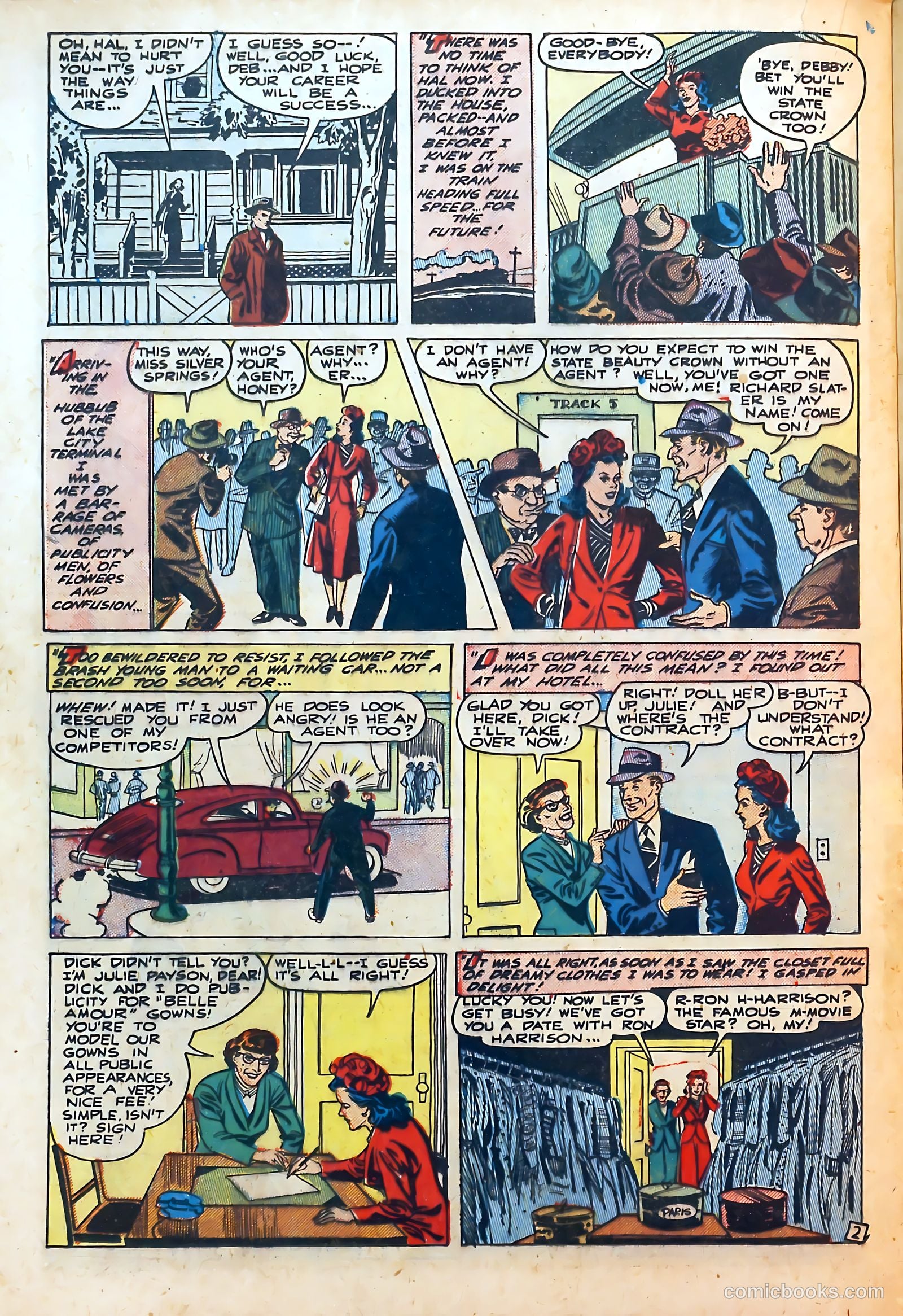Thrilling Romances #7 (1950) — page 20 of 36