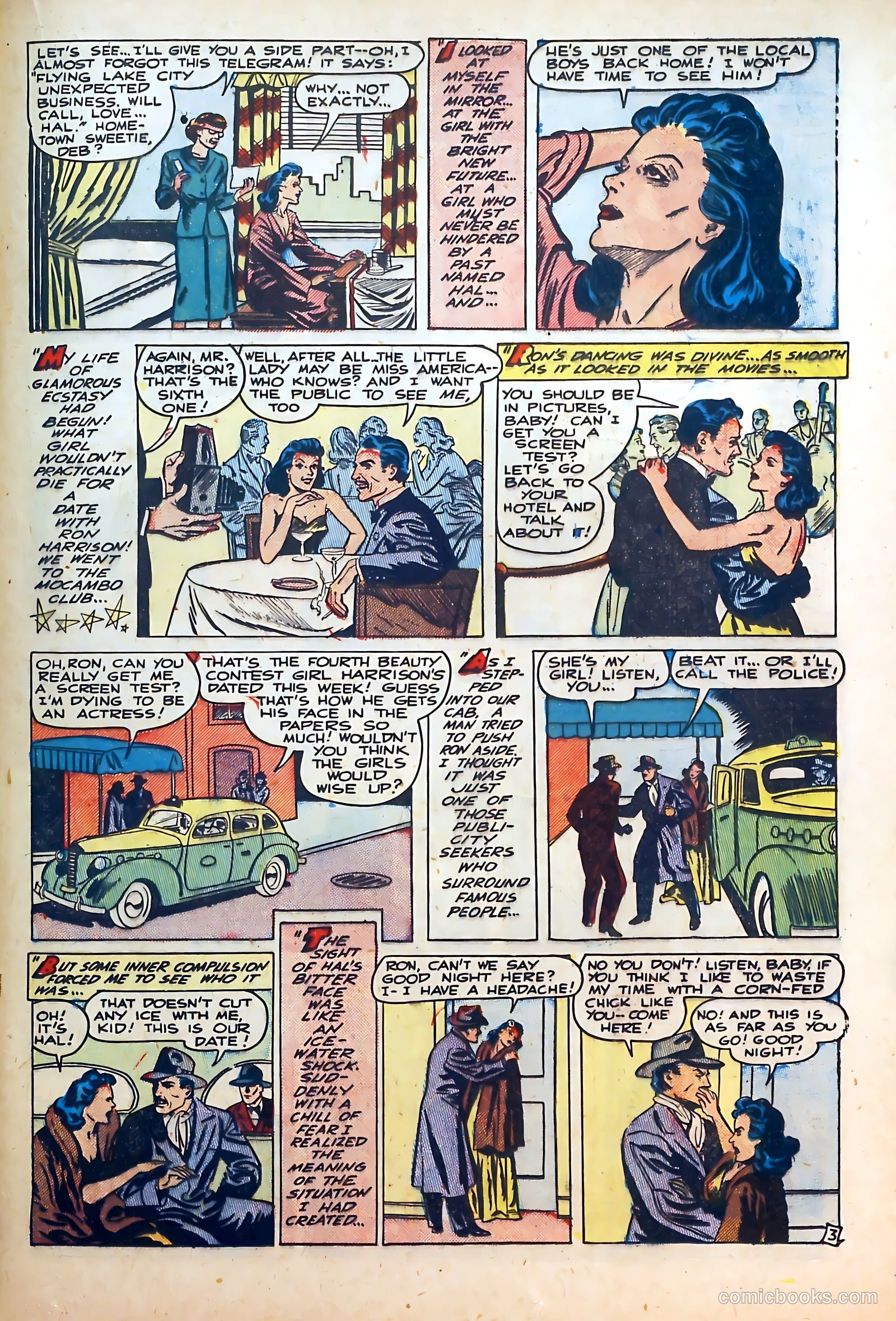 Thrilling Romances #7 (1950) — page 21 of 36
