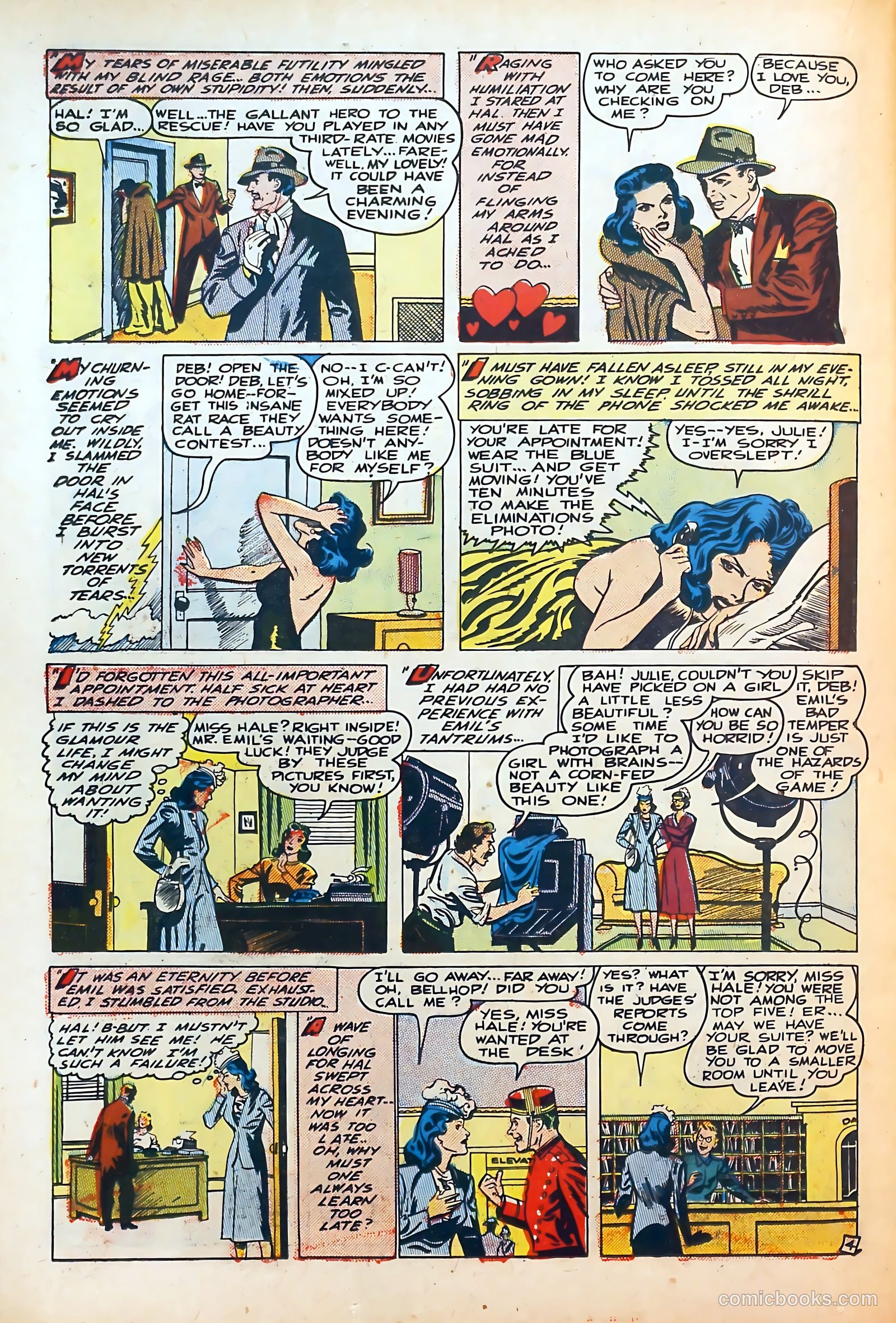 Thrilling Romances #7 (1950) — page 22 of 36