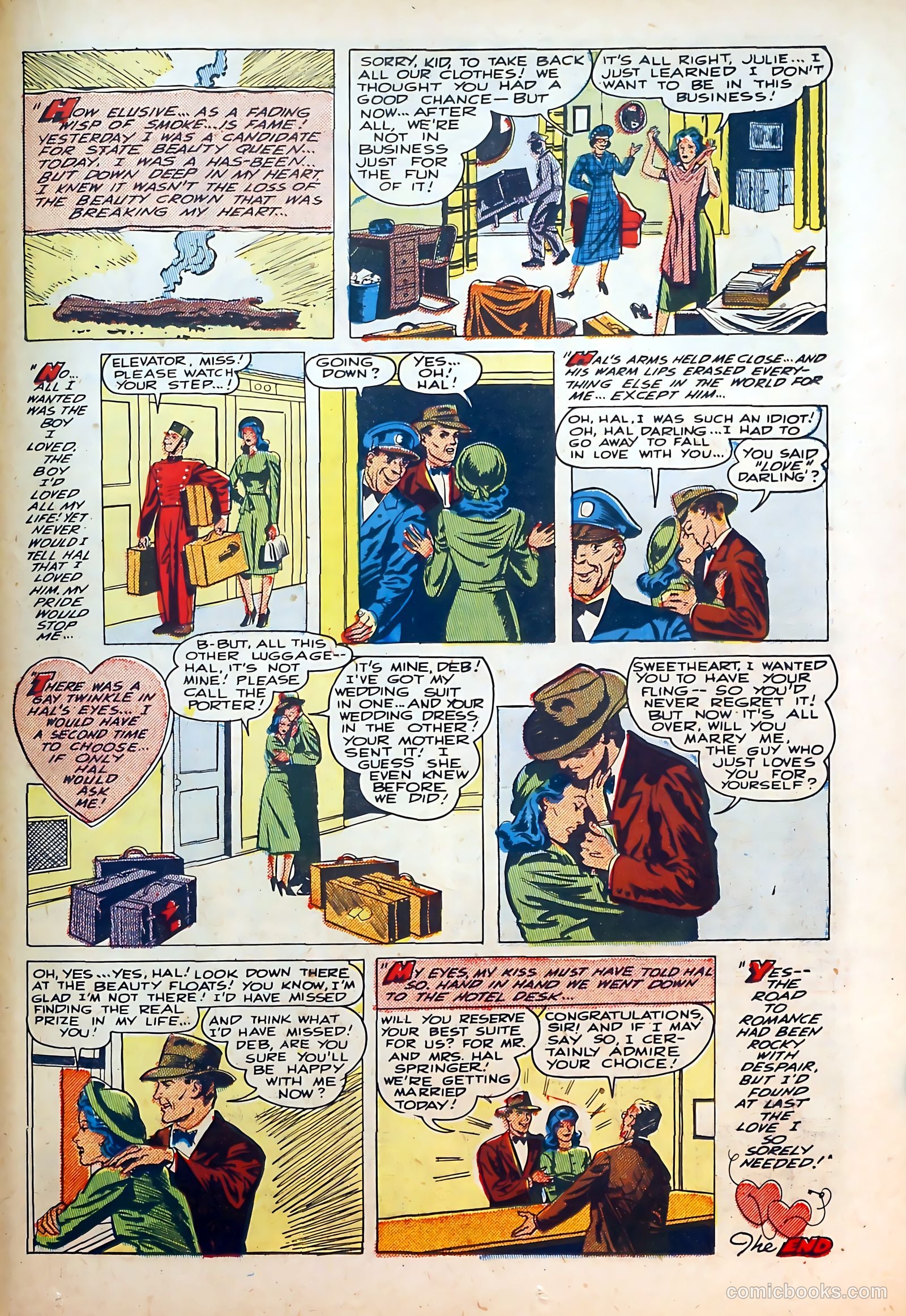Thrilling Romances #7 (1950) — page 23 of 36