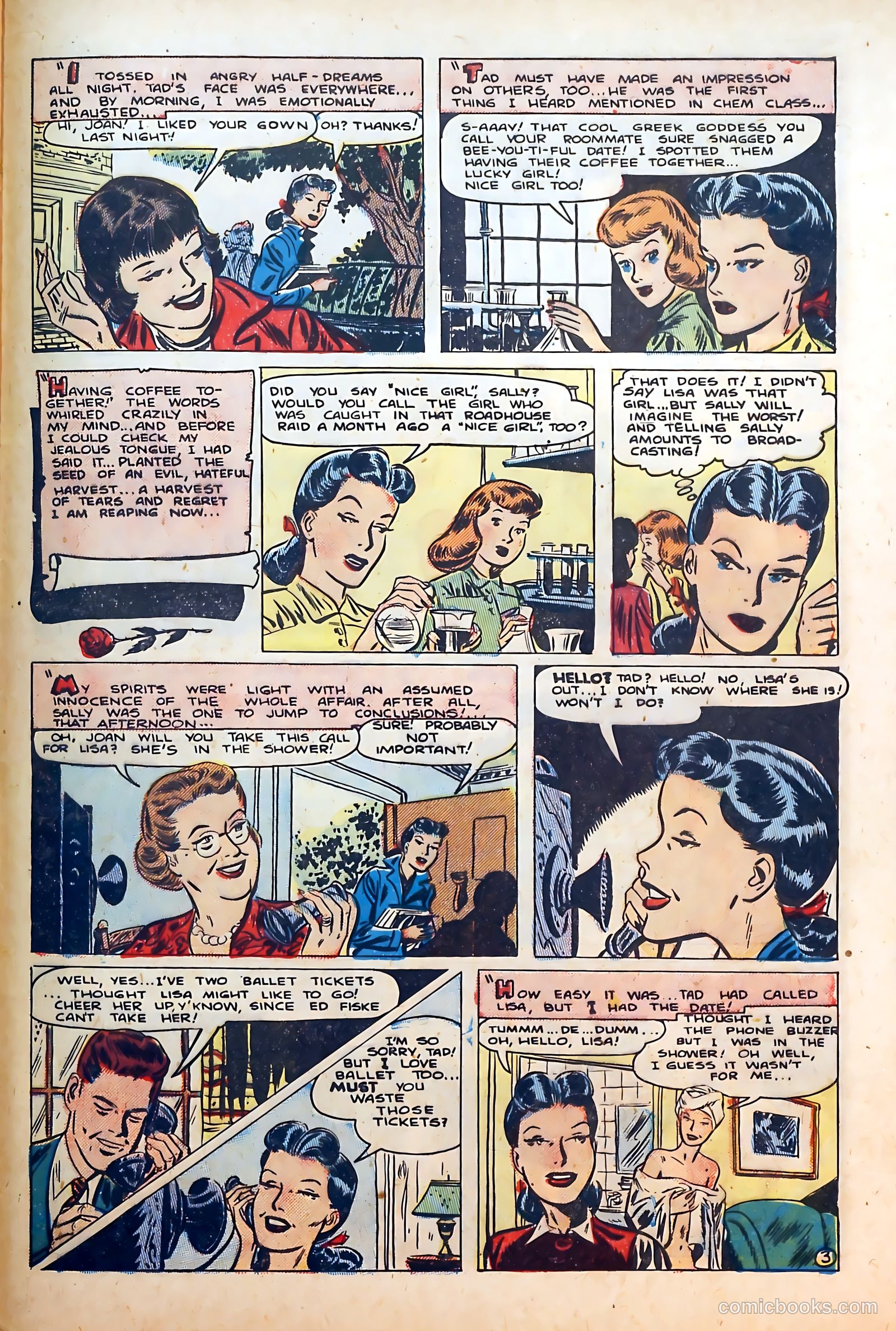 Thrilling Romances #7 (1950) — page 29 of 36