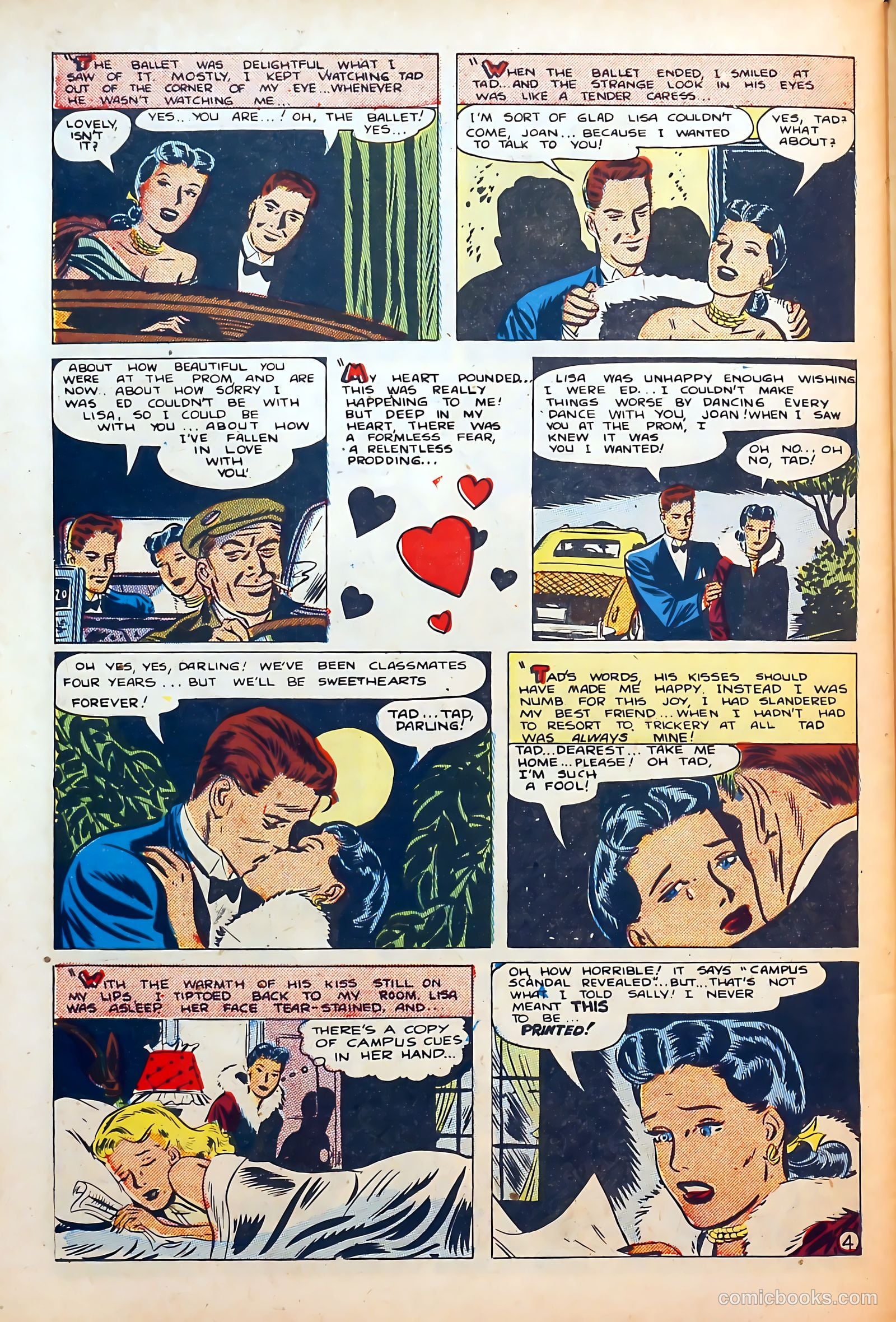Thrilling Romances #7 (1950) — page 30 of 36