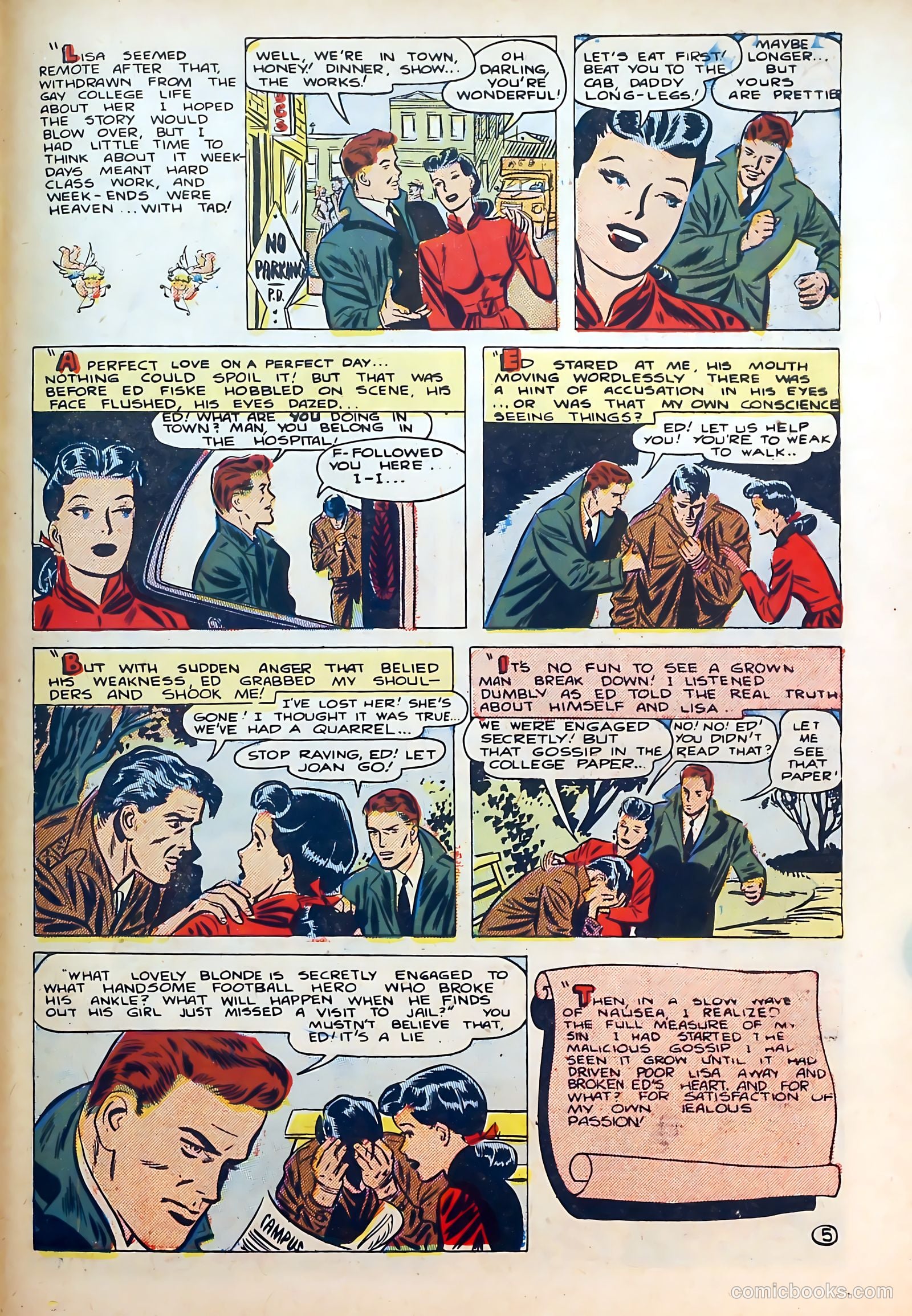 Thrilling Romances #7 (1950) — page 31 of 36